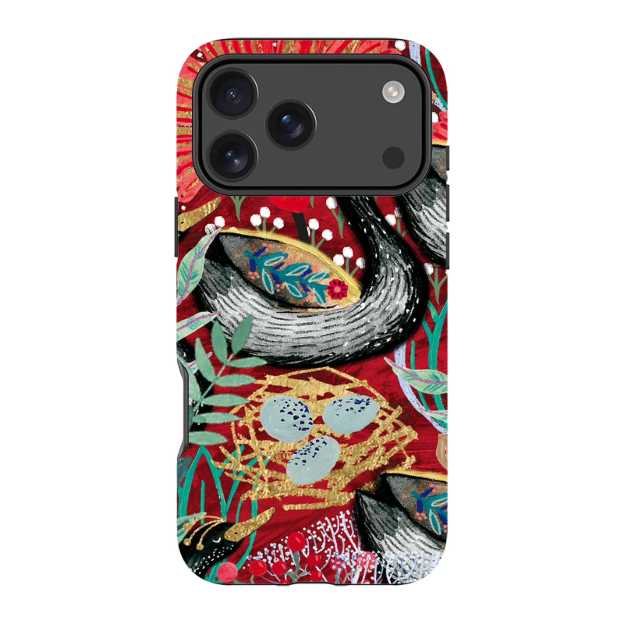 iPhone Tough Case - Eight Geese A Laying By Emma Frances Grant