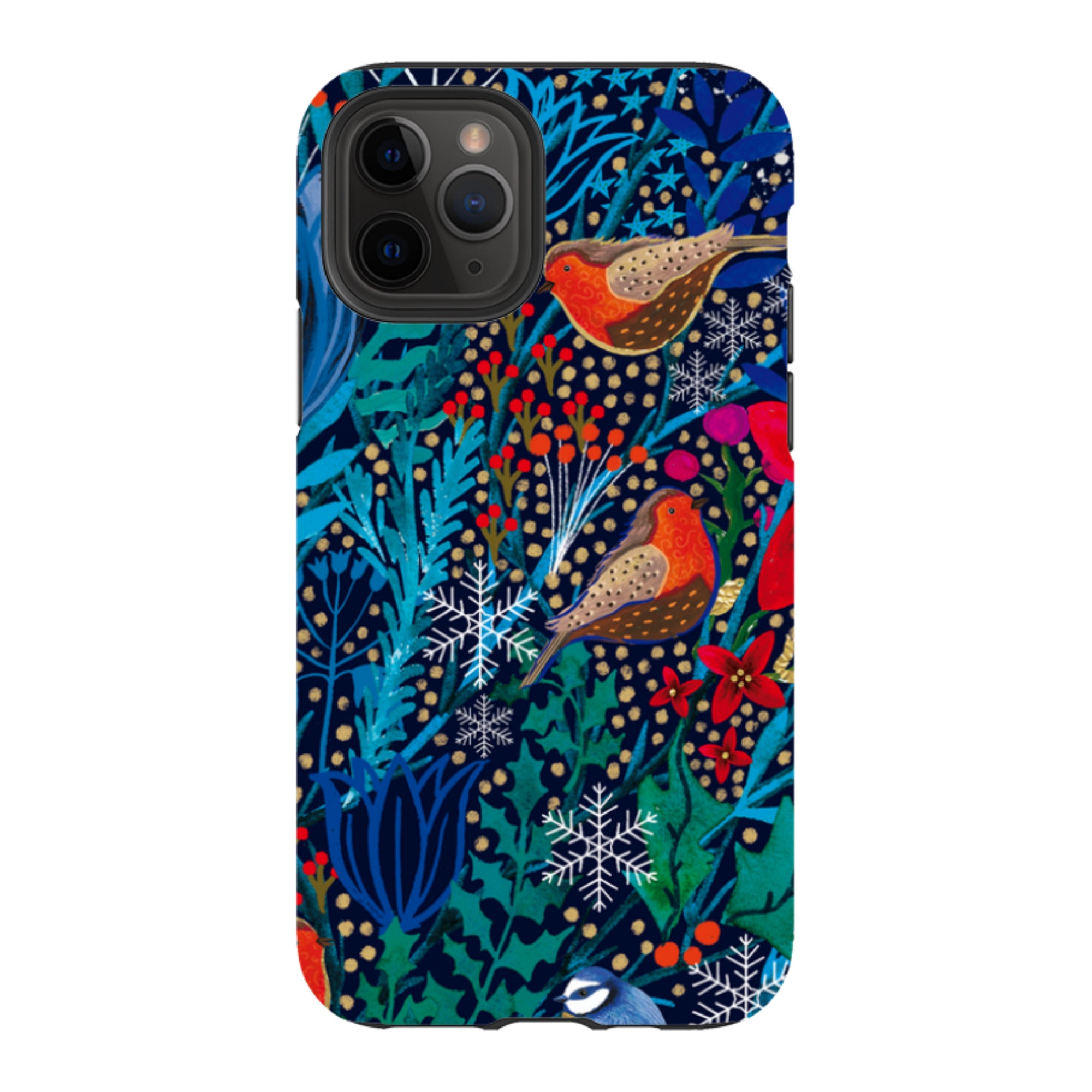 iPhone Tough Case - Xmas Robin III By Emma Frances Grant