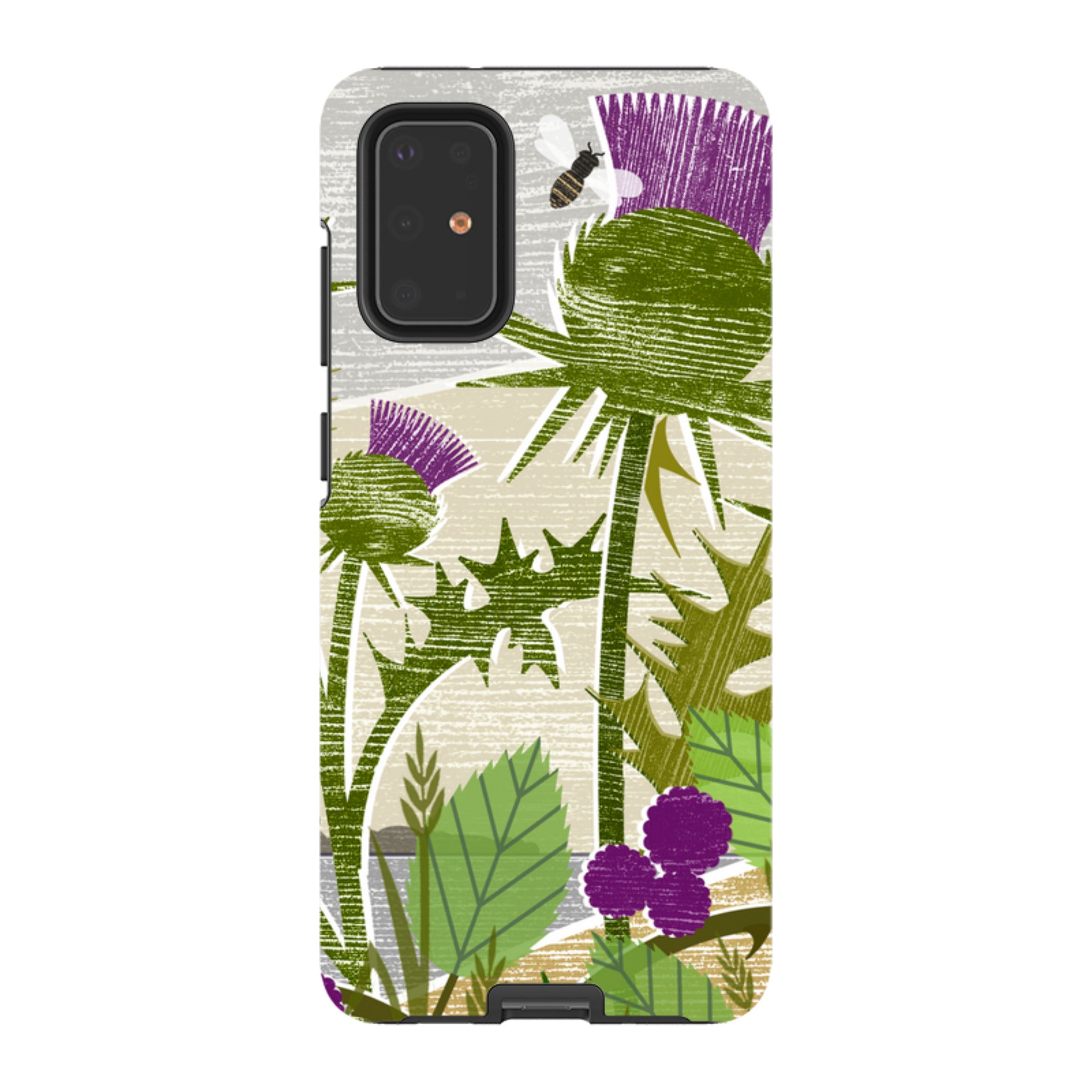 Samsung Tough Case - Purple Thistle By Liane Payne