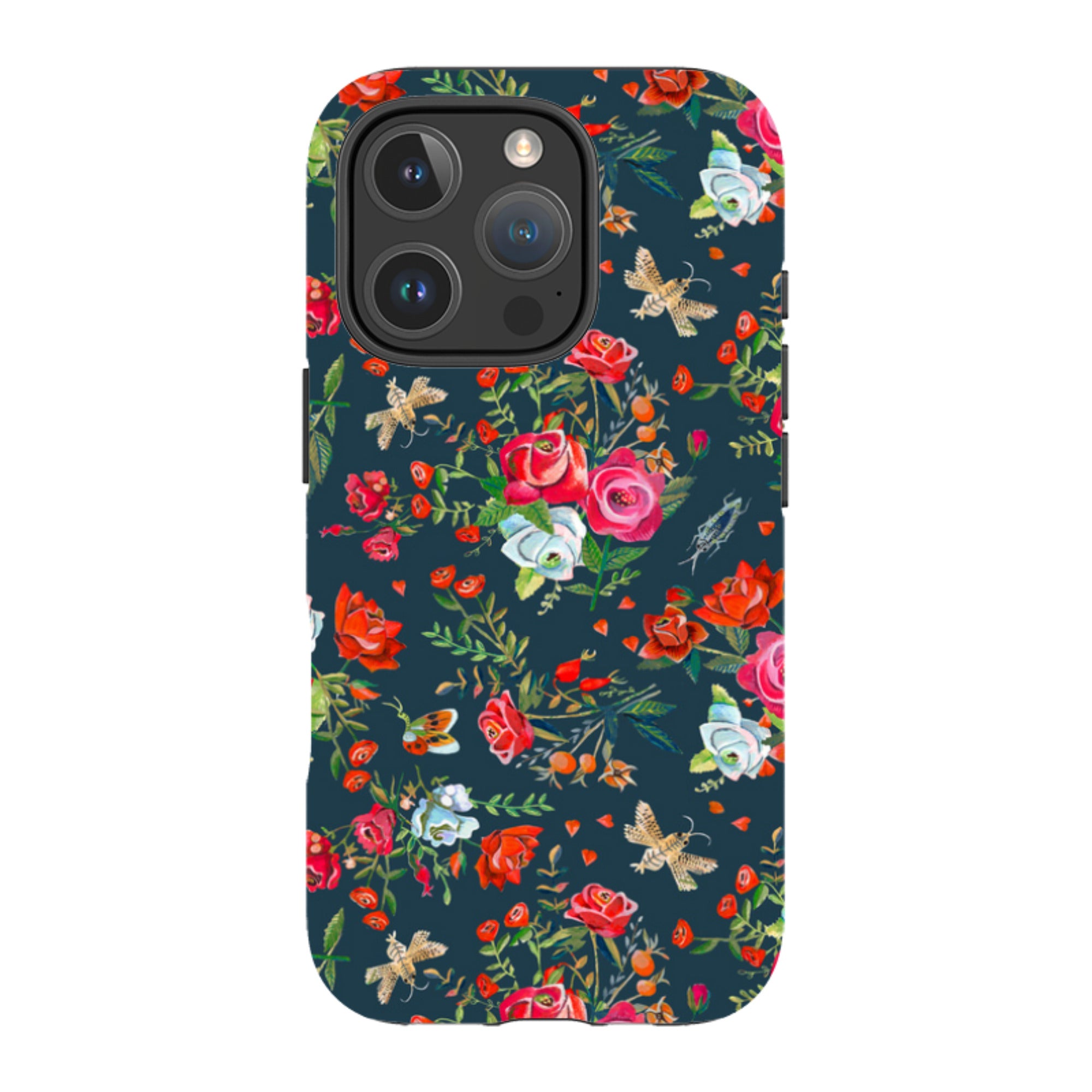 iPhone Tough Case - Blue Roses By Caroline Bonne Muller