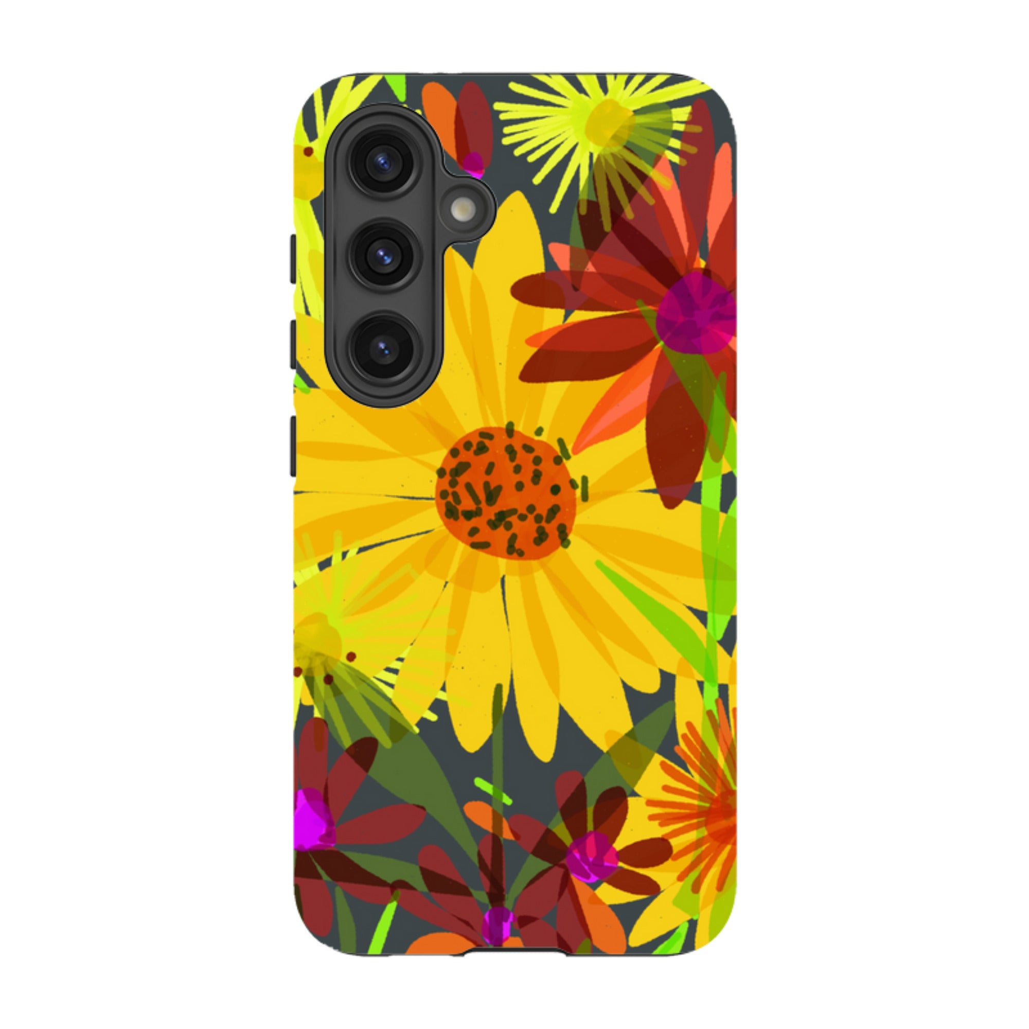 Samsung Tough Case - Sunflowers By Sarah Campbell