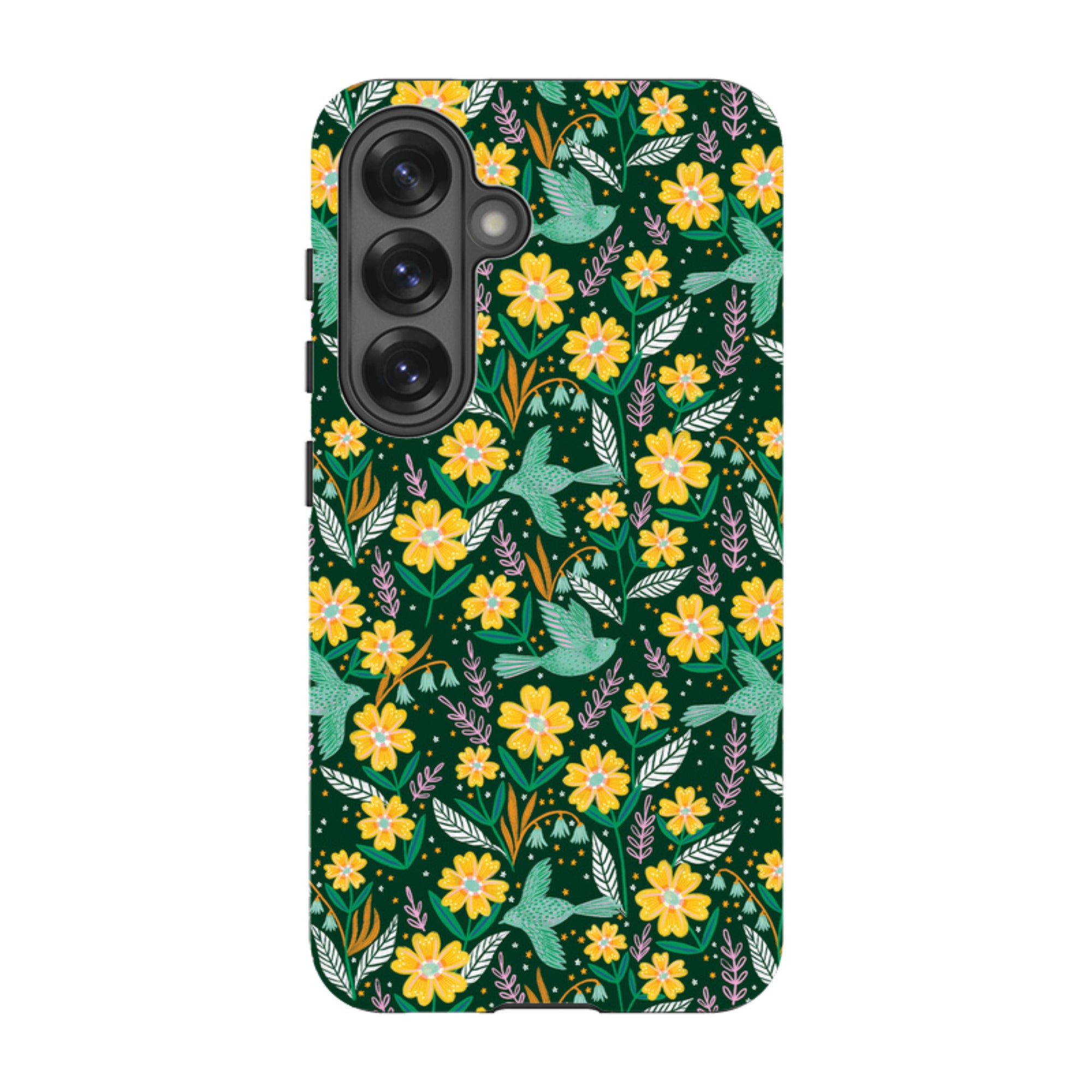 Samsung Tough Case - Sweet Birds Green By Lee Foster Wilson