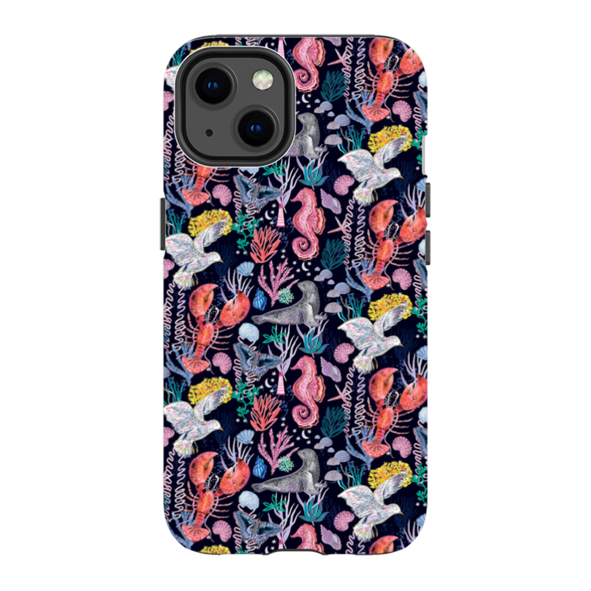 iPhone MagSafe Tough Case - Coastline Pattern A By Emma Frances Grant