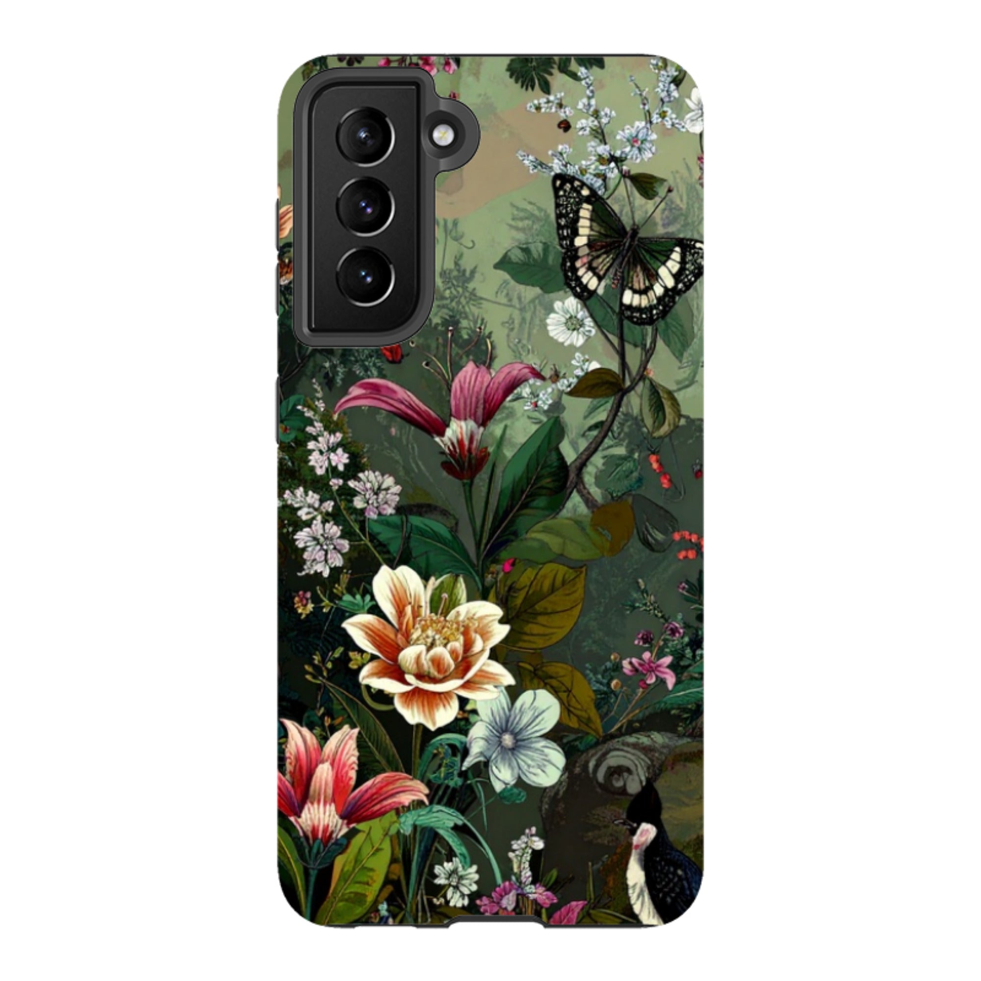 Samsung Tough Case - Green Vyne Butterfly