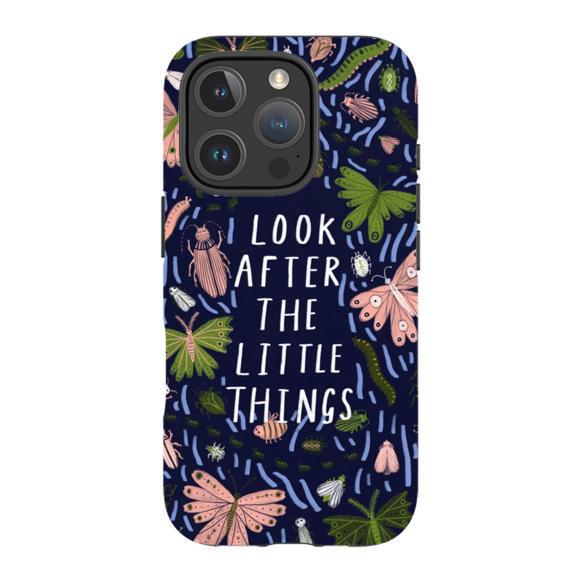 iPhone Tough Case - Little Things Blue By Lee Foster Wilson