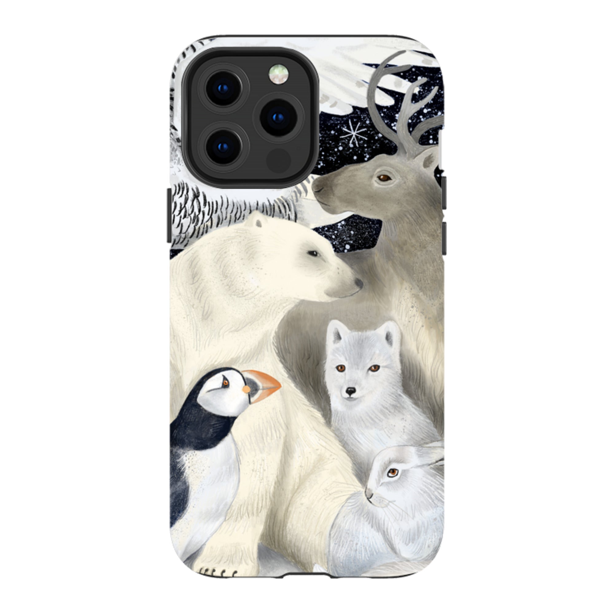 iPhone Tough Case - Creatures Of The North By Bex Parkin