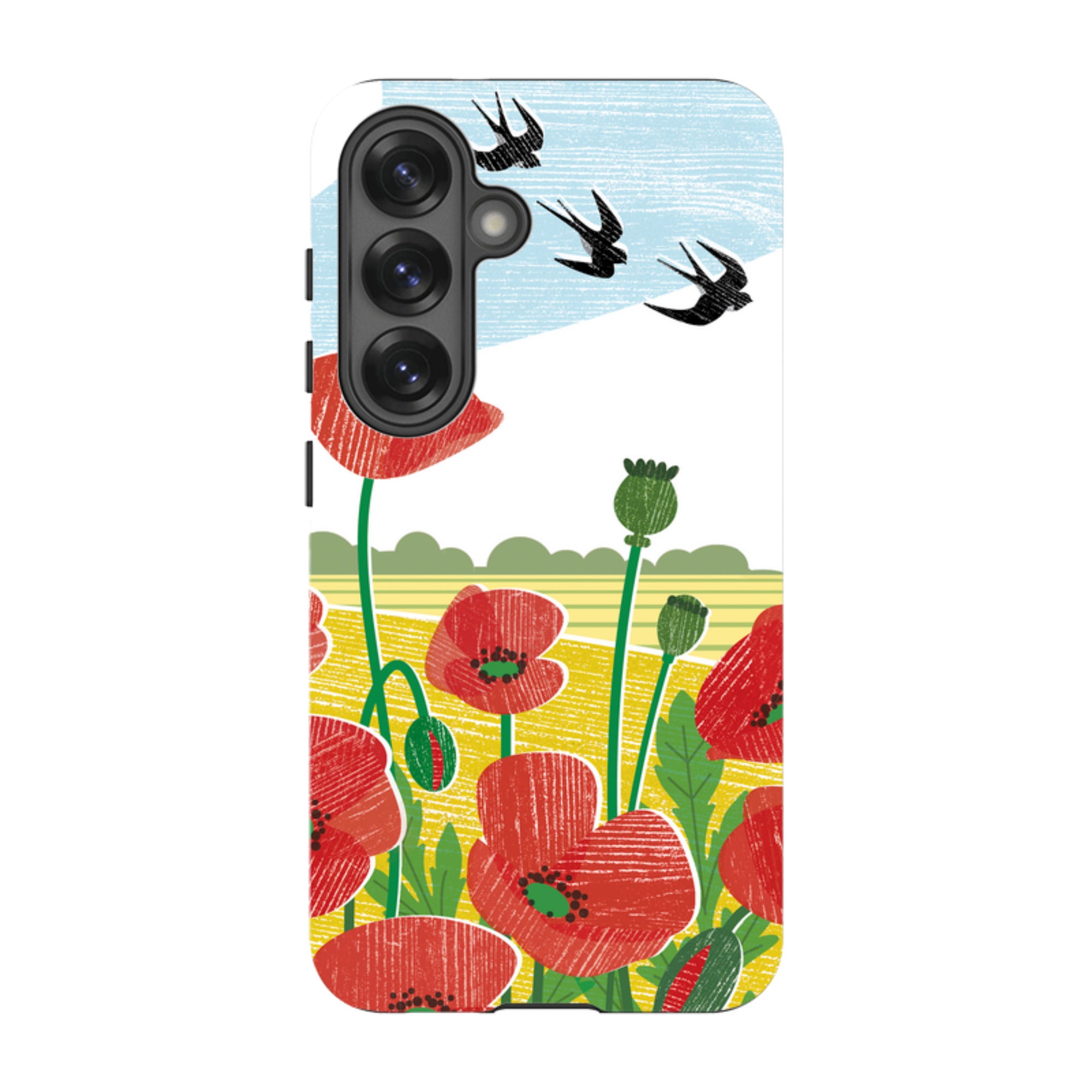 Samsung Tough Case - Poppy Fields By Liane Payne