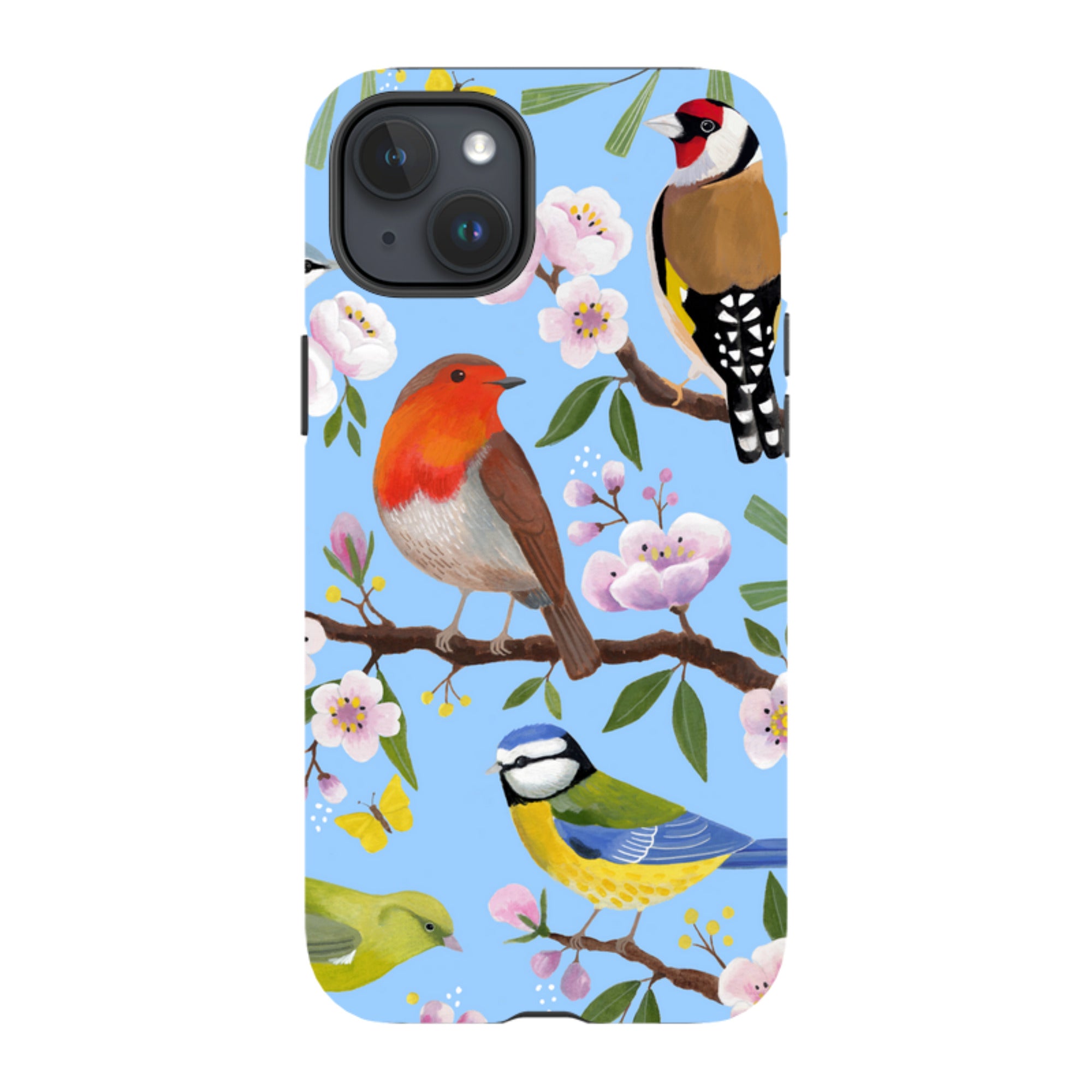 iPhone MagSafe Tough Case -  Garden Birds By Bex Parkin