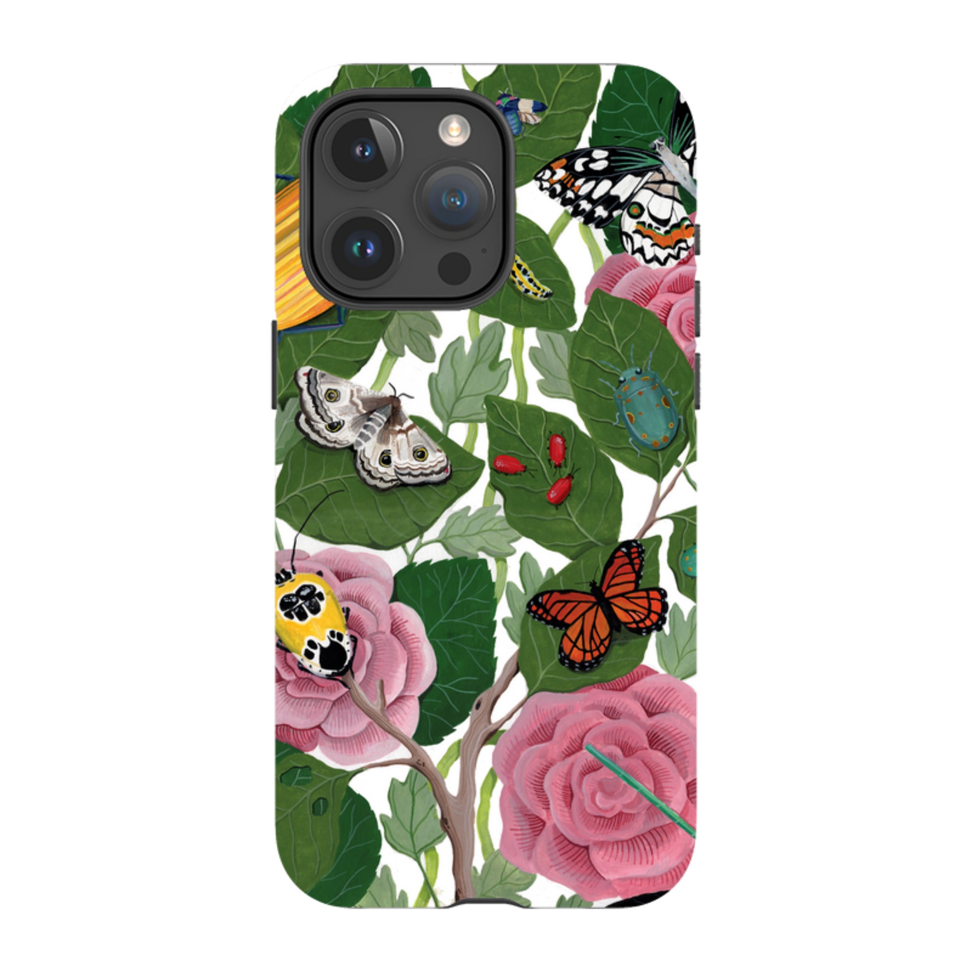 iPhone Tough Case - Butterflies And Beatles By Bex Parkin