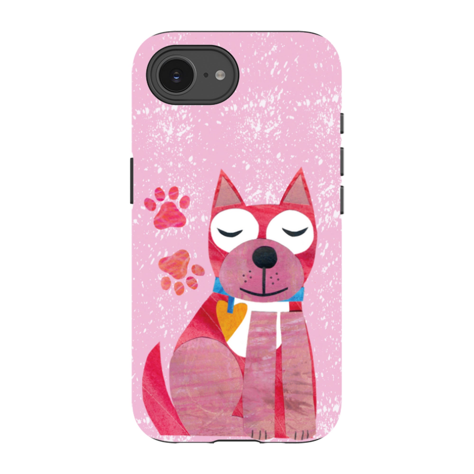 iPhone Tough Case - Dog With Heart By Tracey English