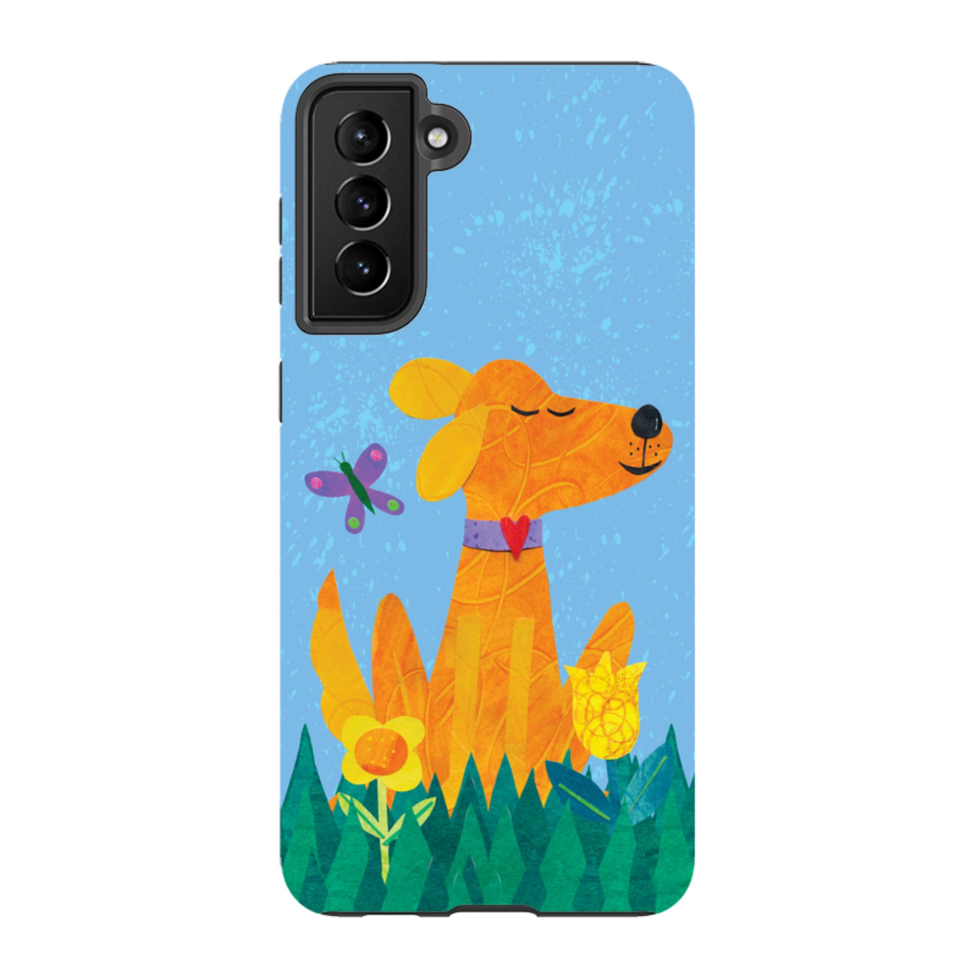 Samsung Tough Case - Pup In The Grass By Tracey English