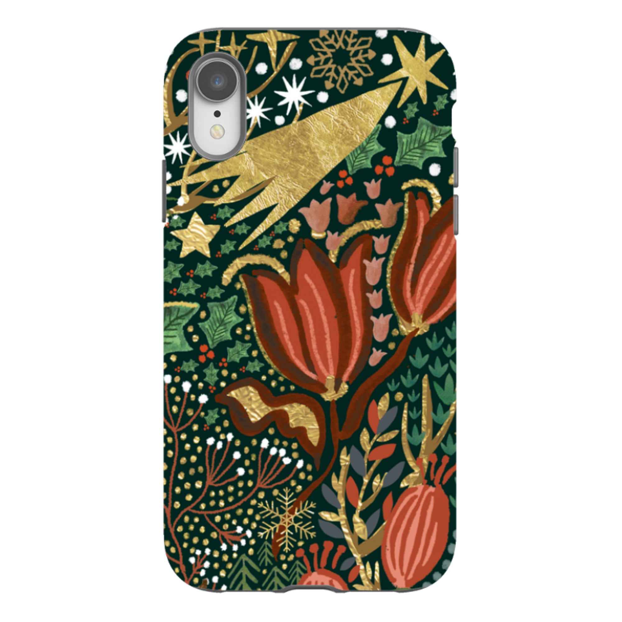 iPhone Tough Case - Winter Deer III By Emma Frances Grant
