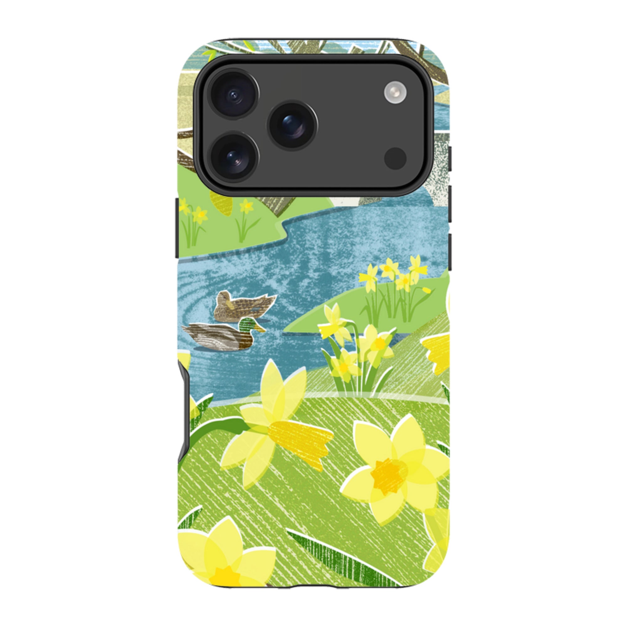 iPhone MagSafe Tough Case -  Daffs and Ducks By Liane Payne