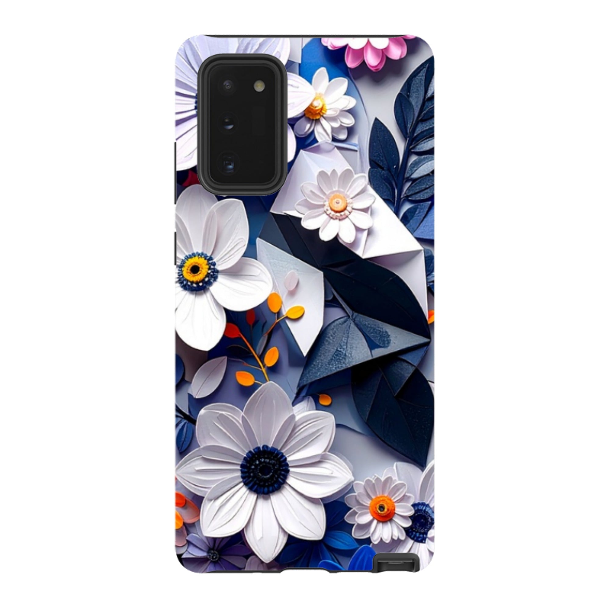 Samsung Tough Case - Summer Blue Florals