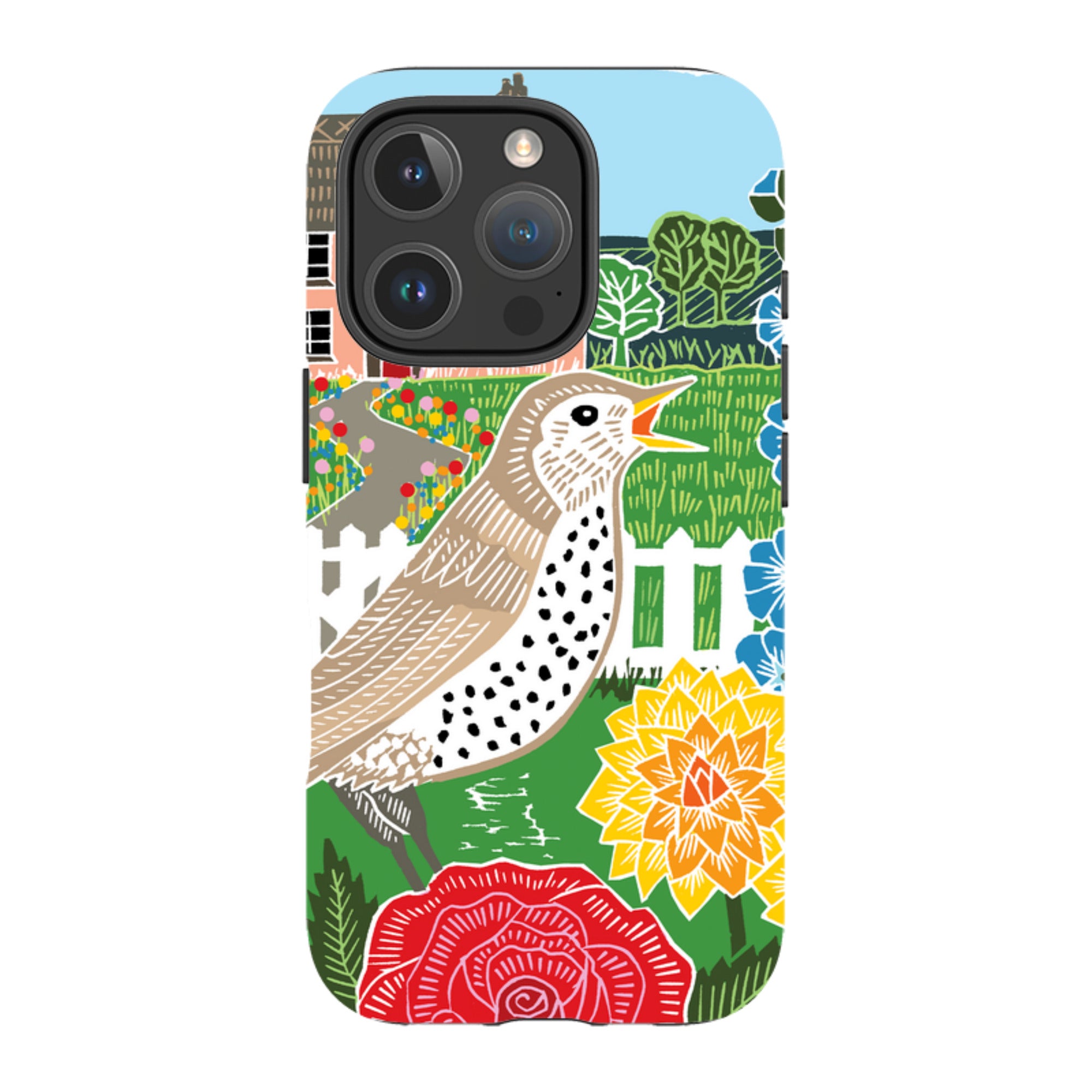 iPhone Tough Case - Cottage Garden By Kate Heiss