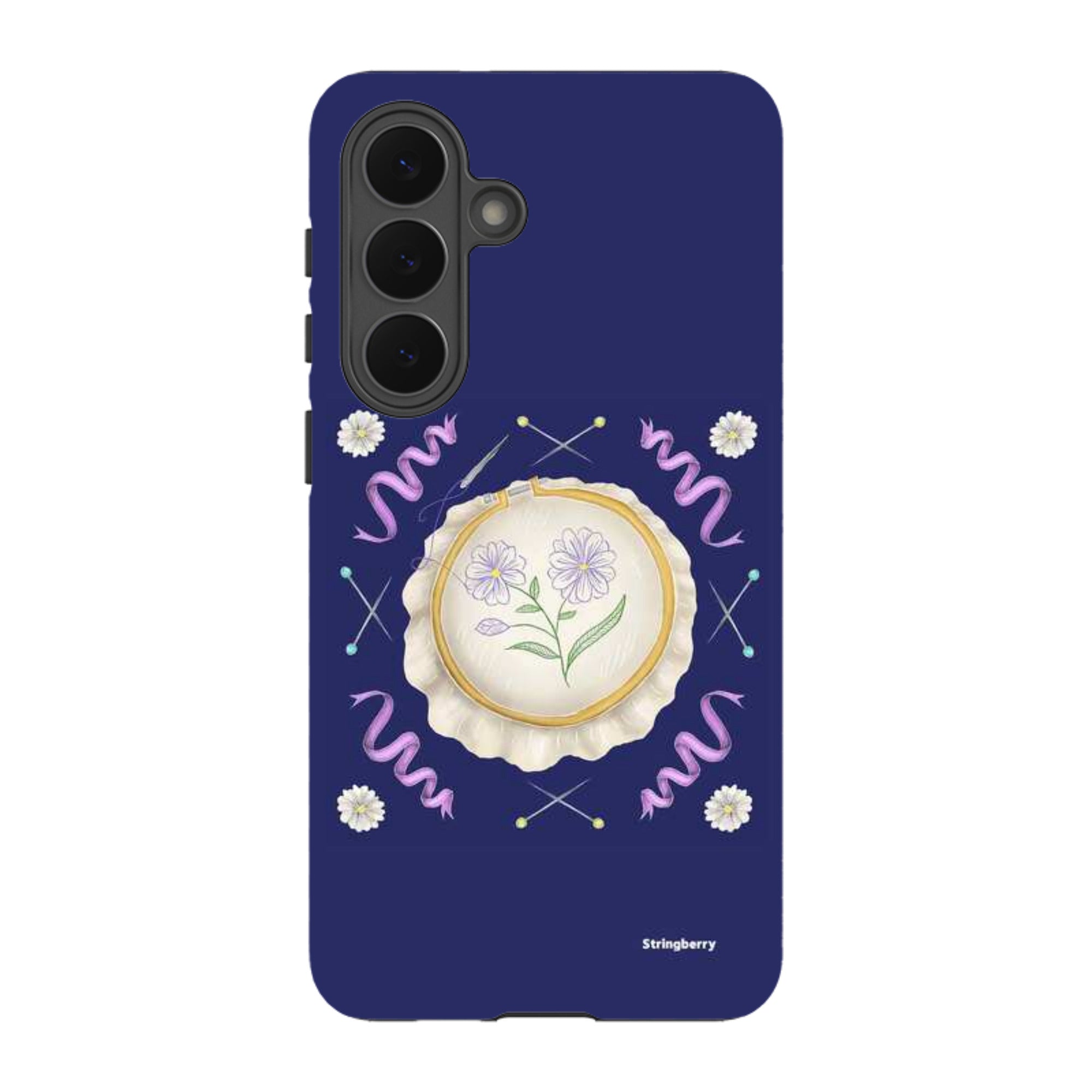 Samsung Tough Case - Daisy Needlework By Catherine Rowe