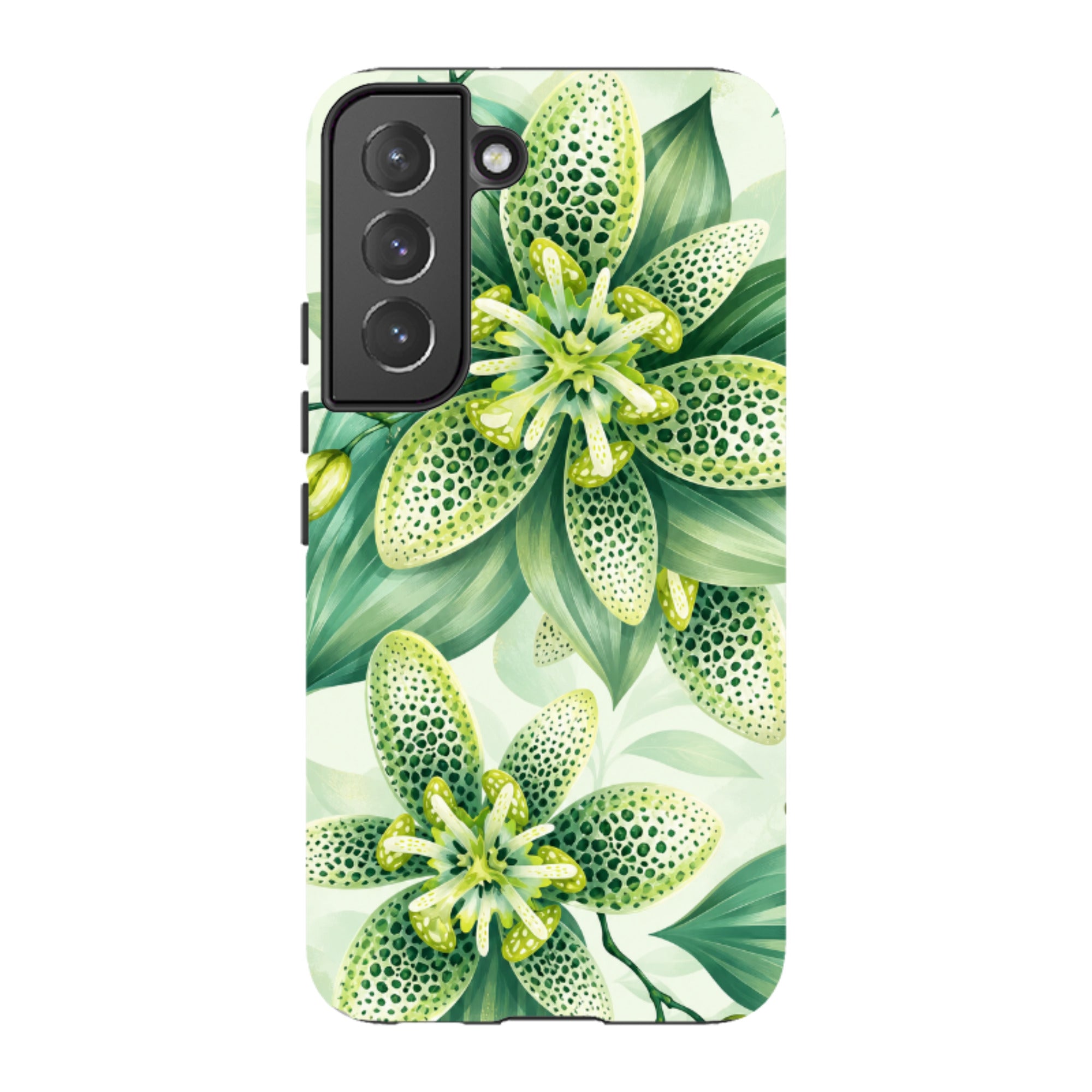 Samsung Tough Case - Sage Green Lily