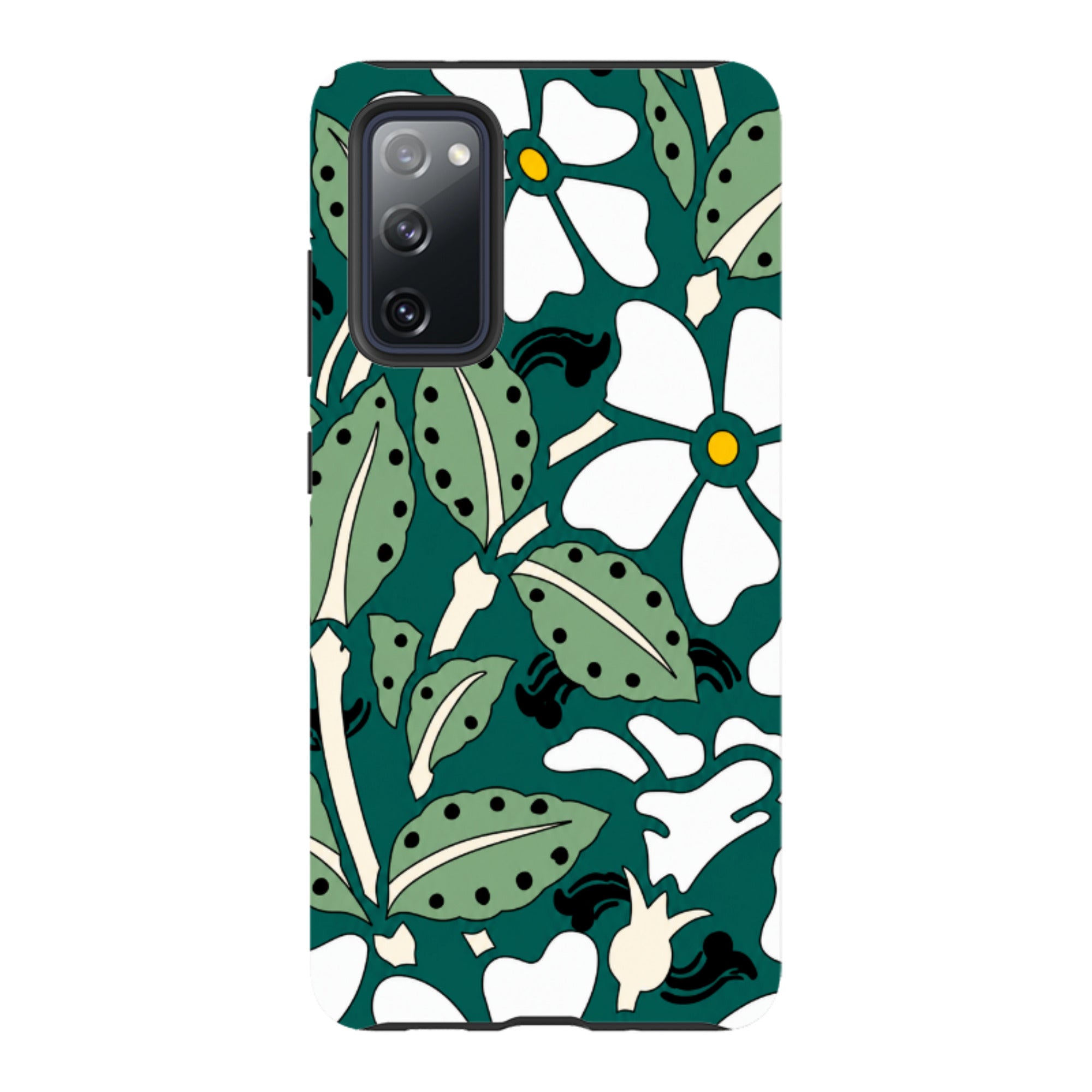 Samsung Tough Case - Vintage Woodblock Print