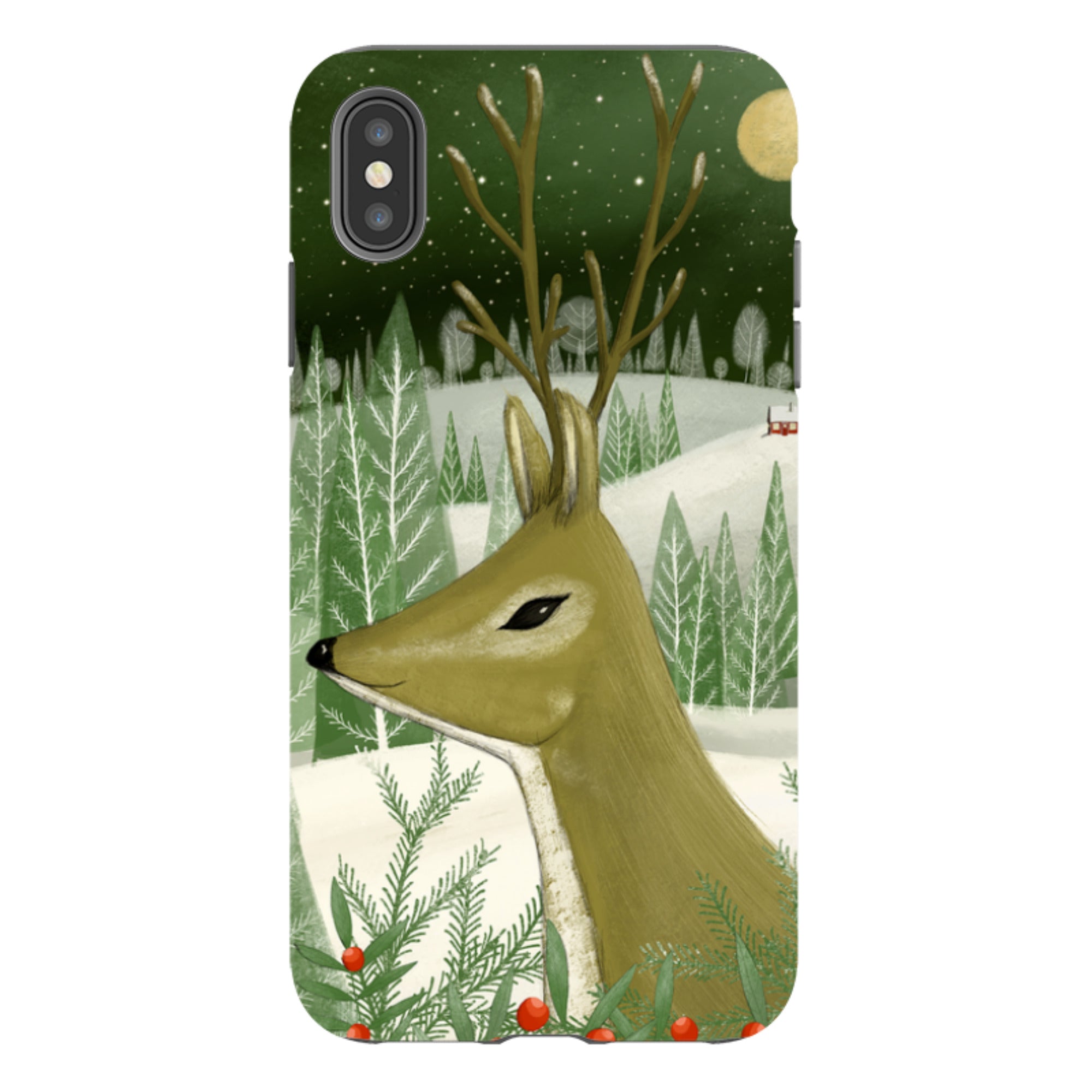 iPhone Tough Case - Reindeer By Maja Lindberg