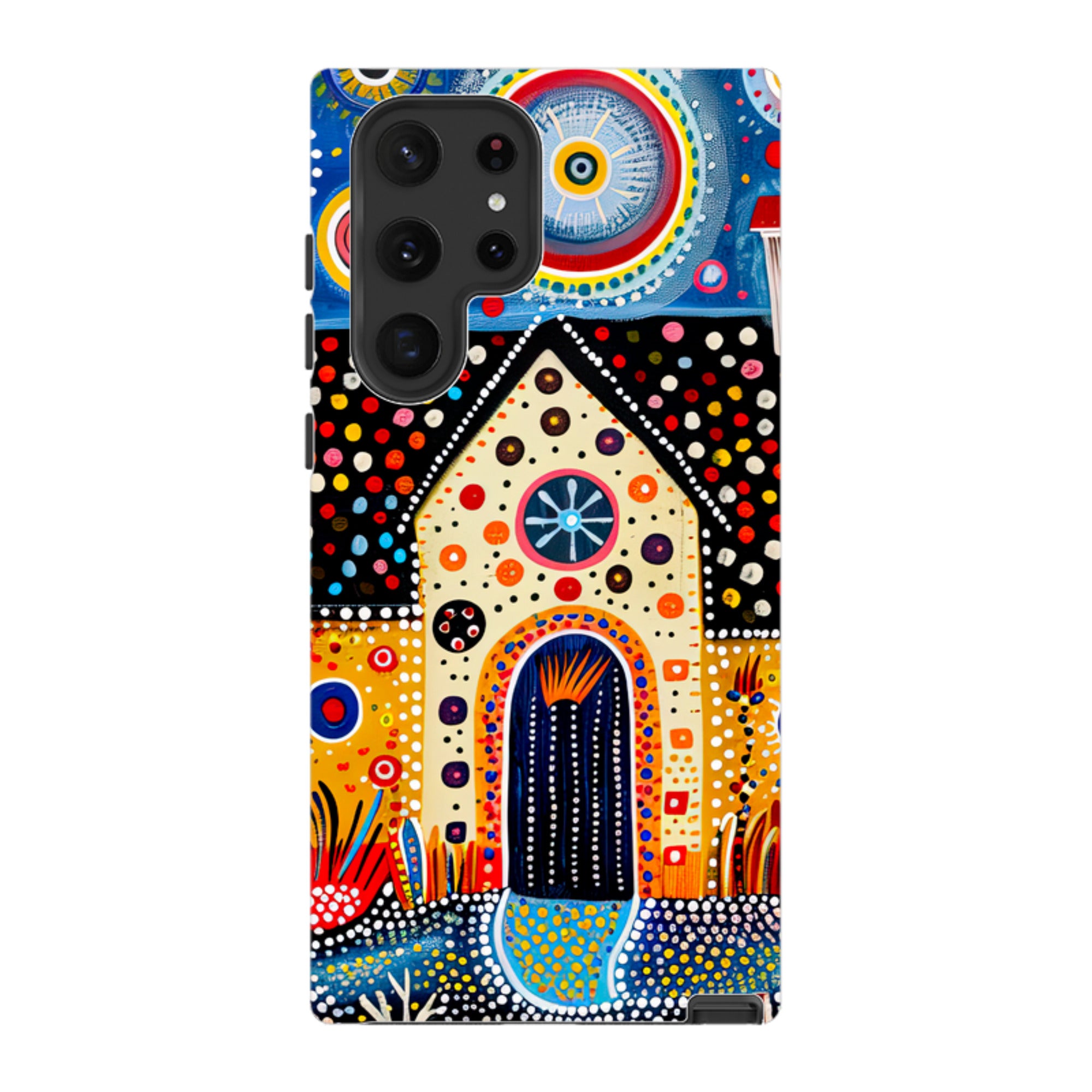 Samsung Tough Case - Folk Art House IX