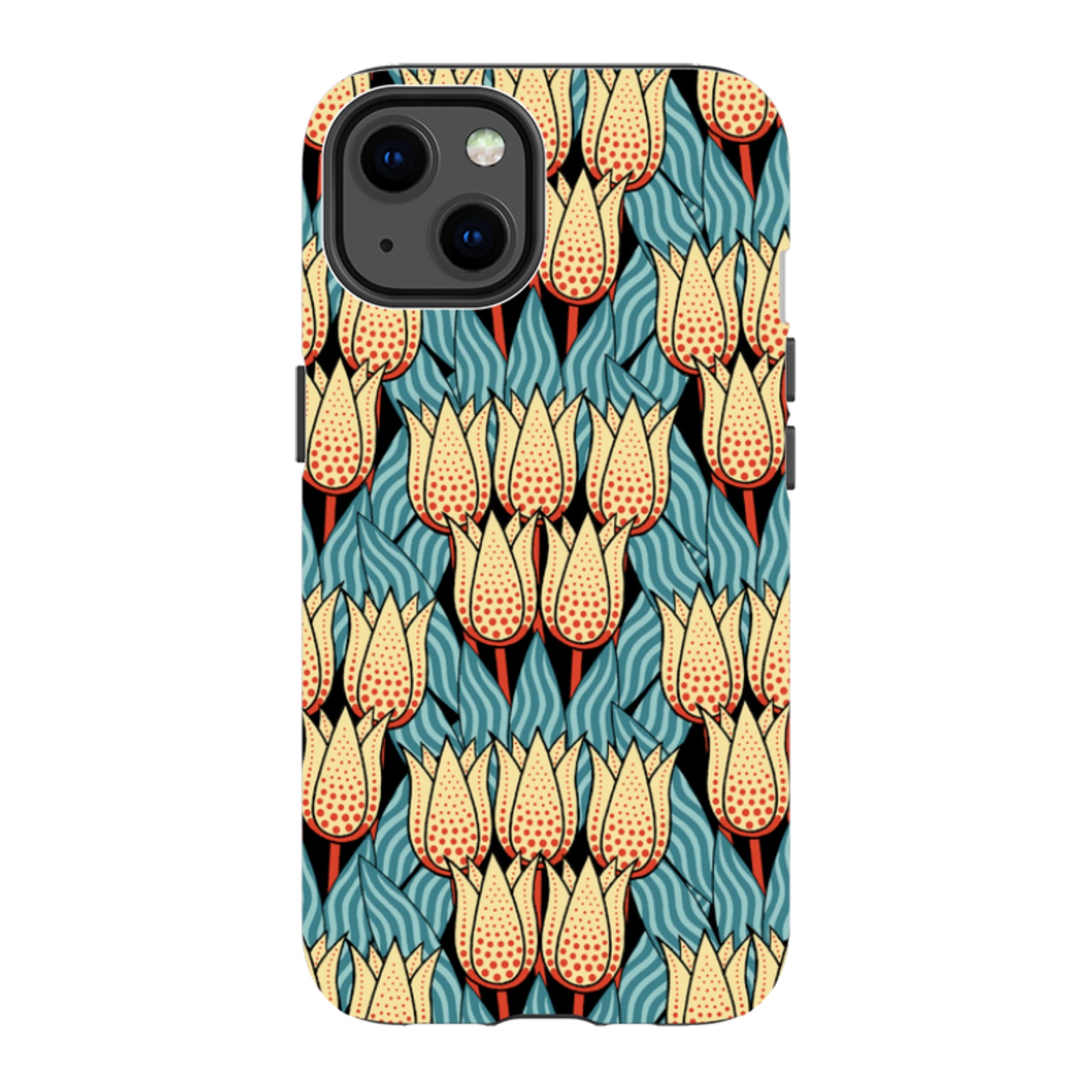 iPhone Tough Case - Spotty Tulip By Cressida Bell