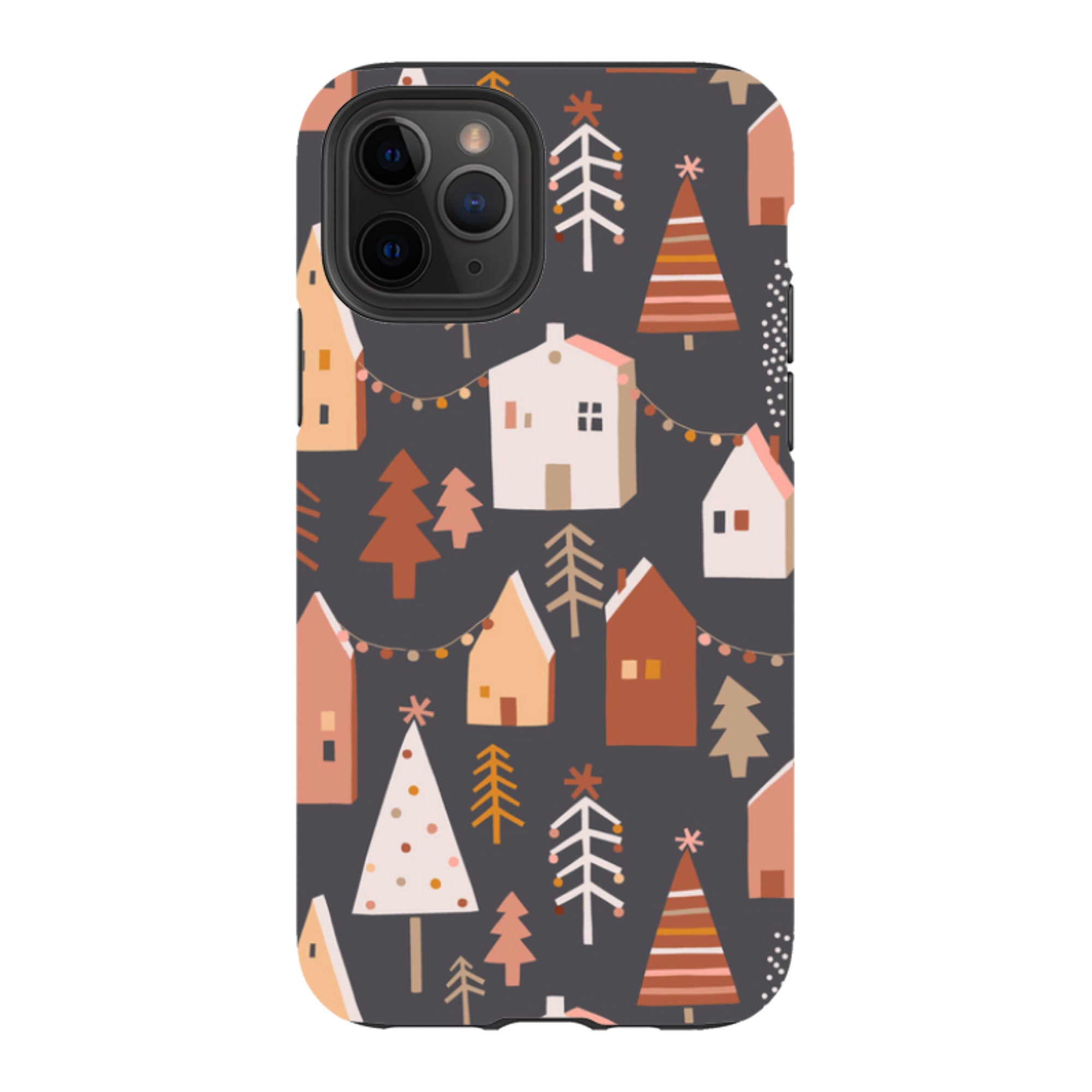 iPhone Tough Case - Street Xmas Dark