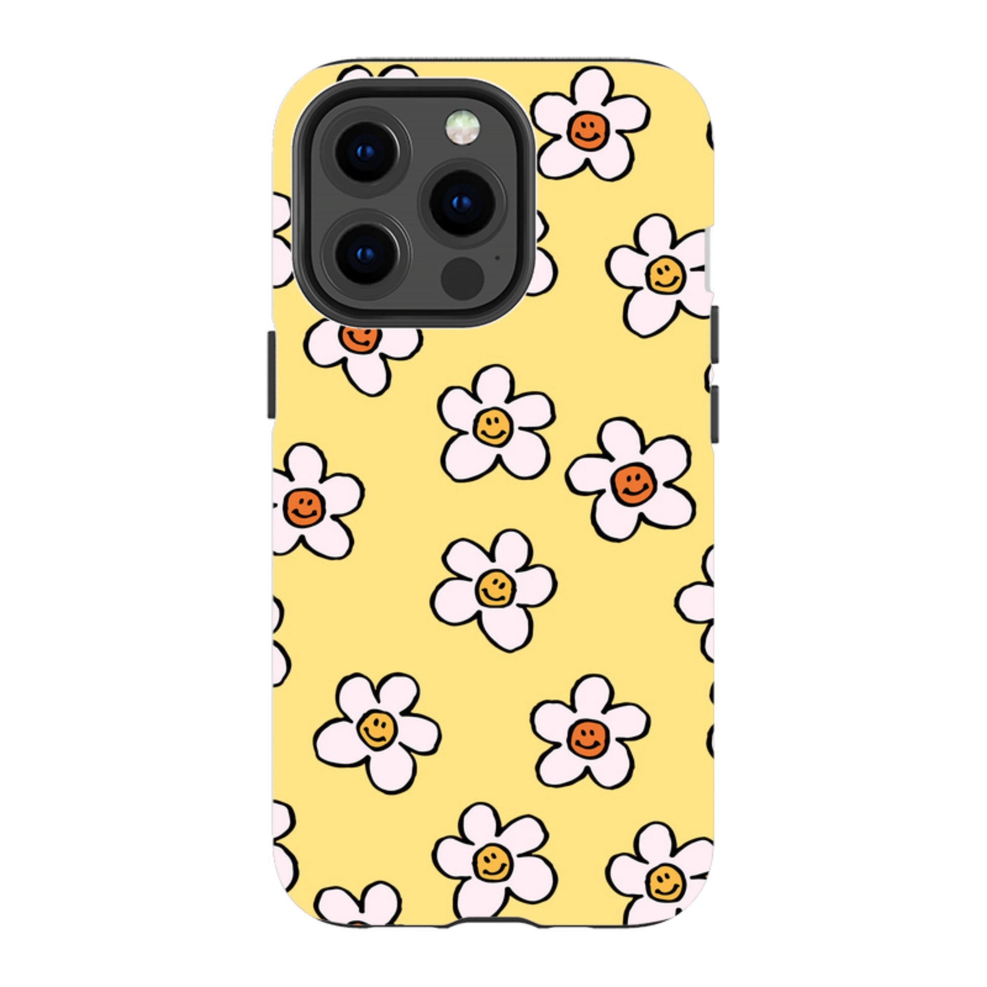iPhone MagSafe Tough Case -  Smiley-Mellow Yellow