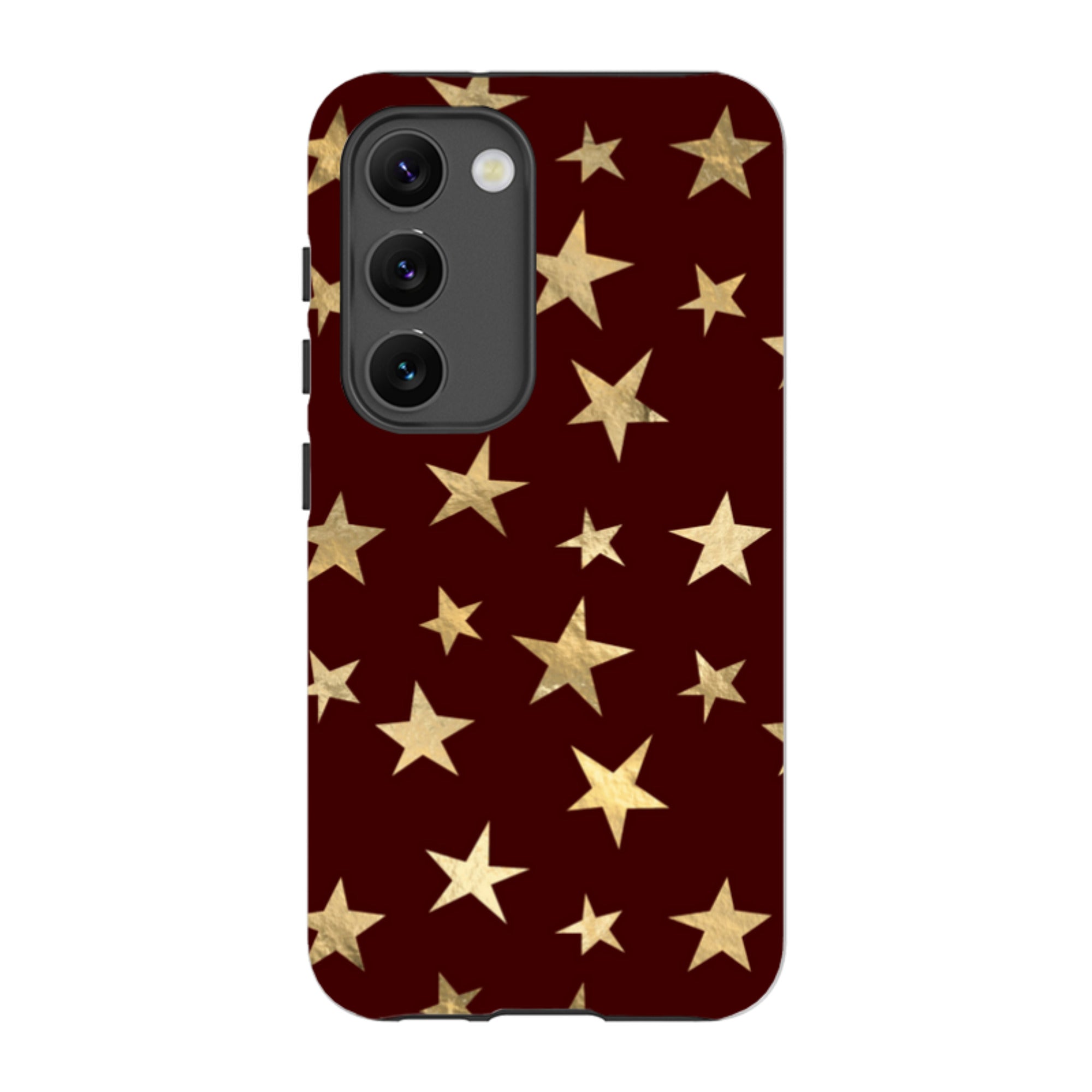 Samsung Tough Case - Brown and Gold Stars