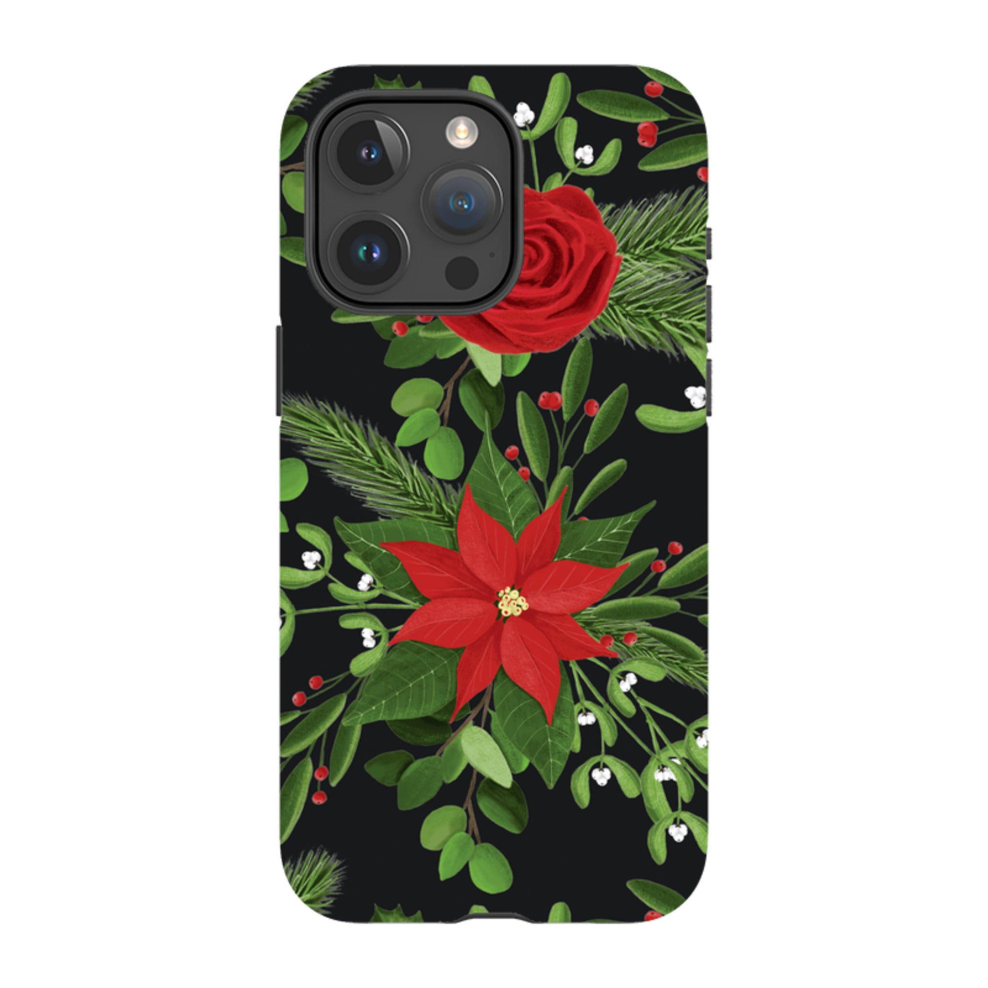 iPhone Tough Case - Black White Plaid By Abby Jacobs