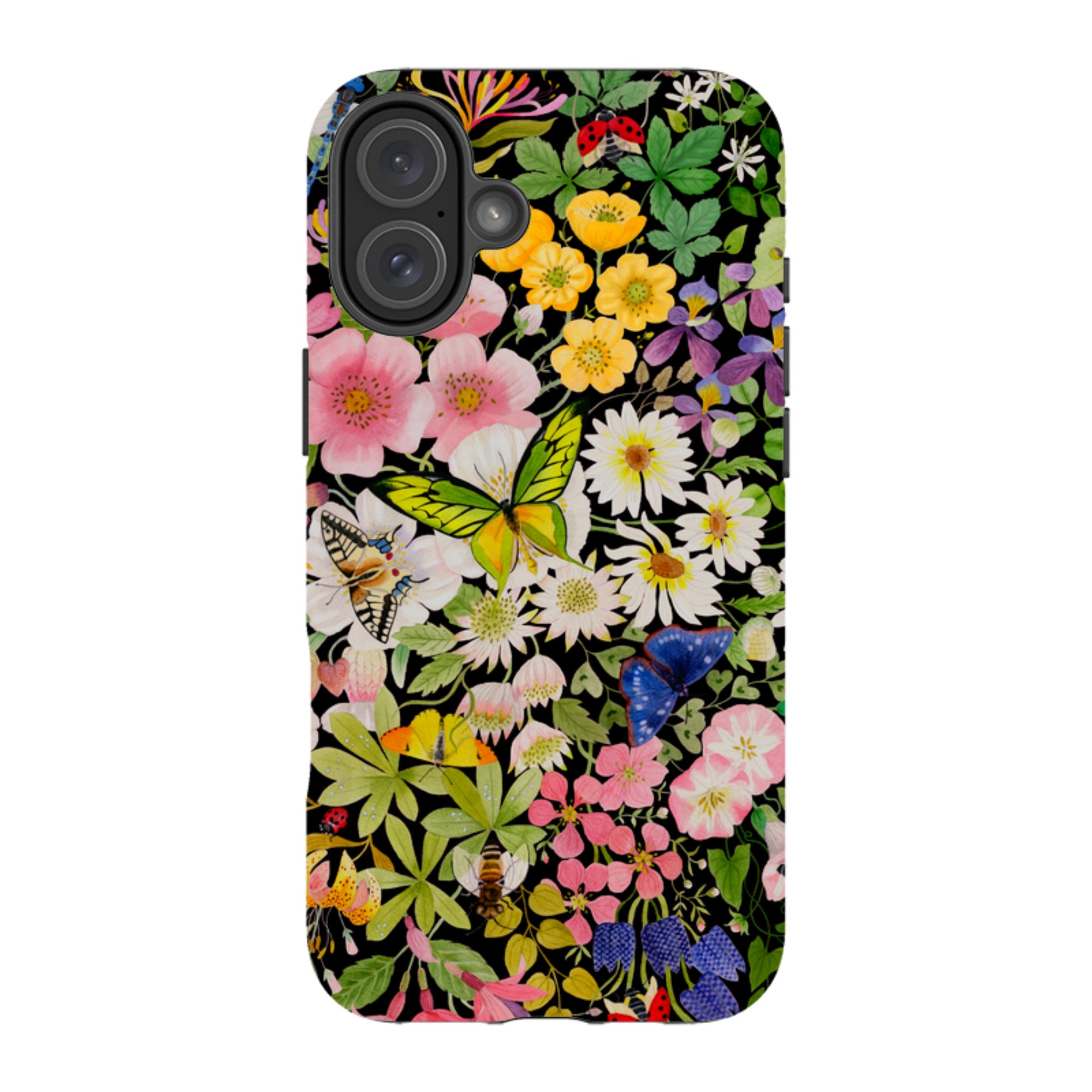 iPhone Tough Case - Wild Flowers By Bex Parkin