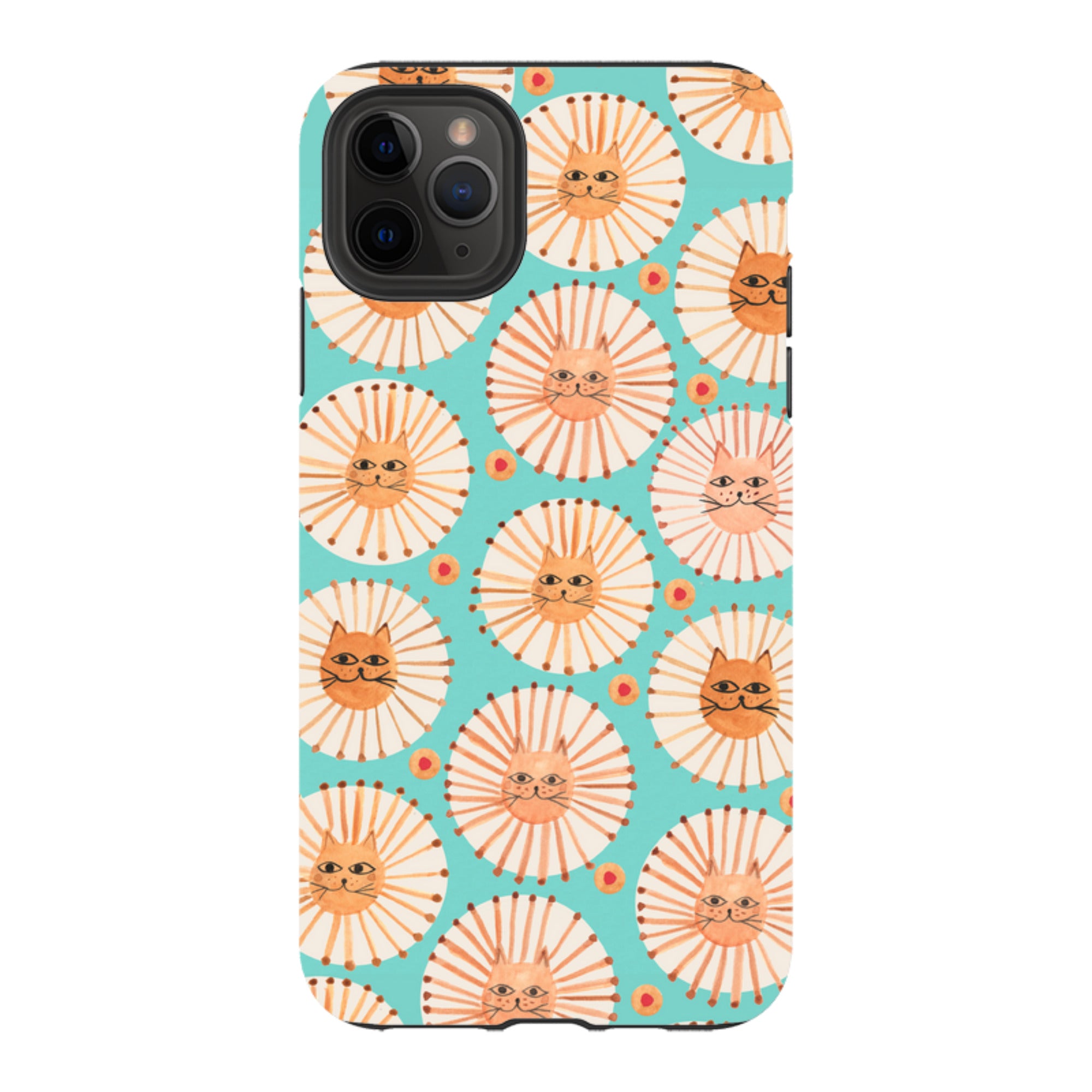 iPhone Tough Case - Wild Cats By Gabriela Larios