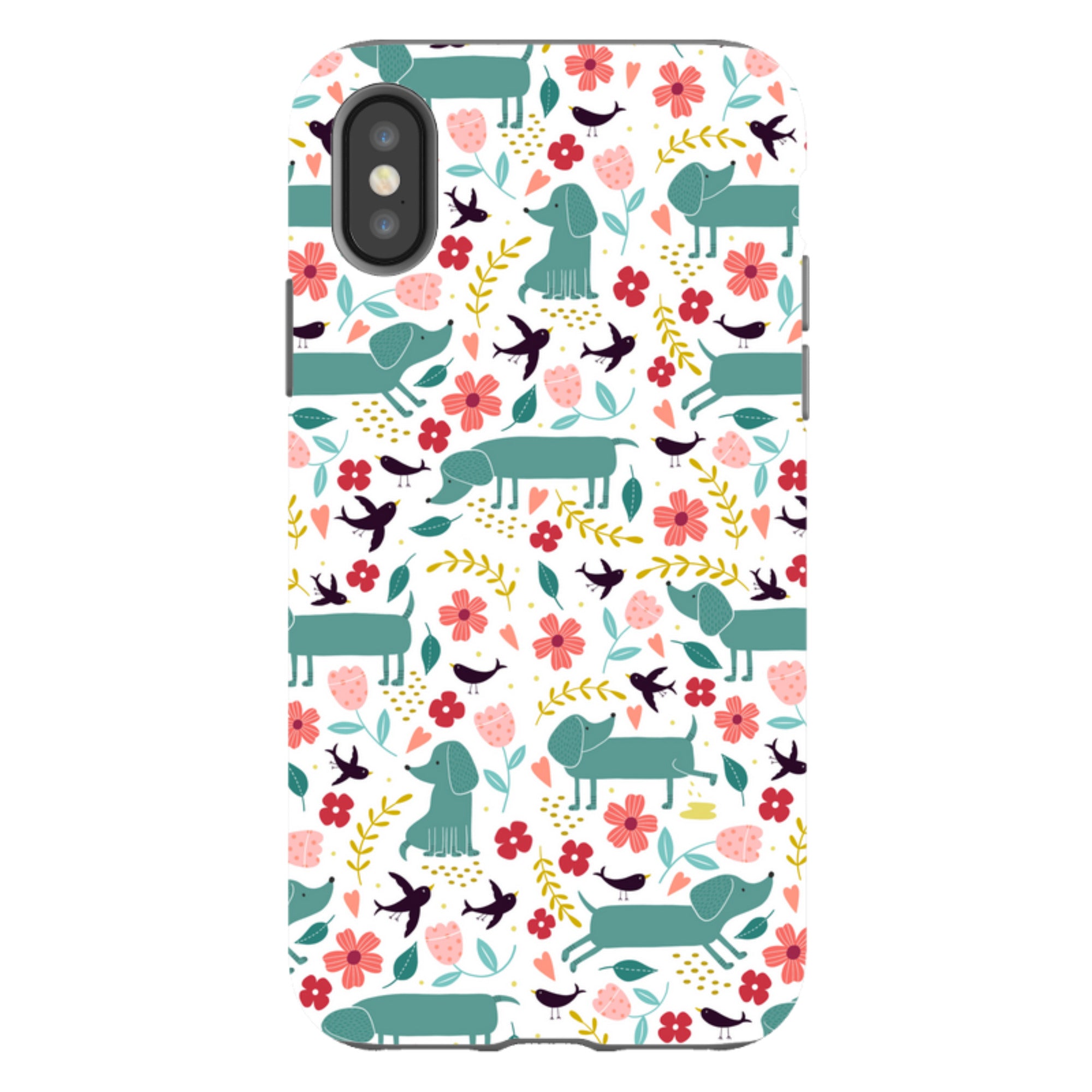 iPhone Tough Case - Cheeky Daschunds By Suzy Taylor