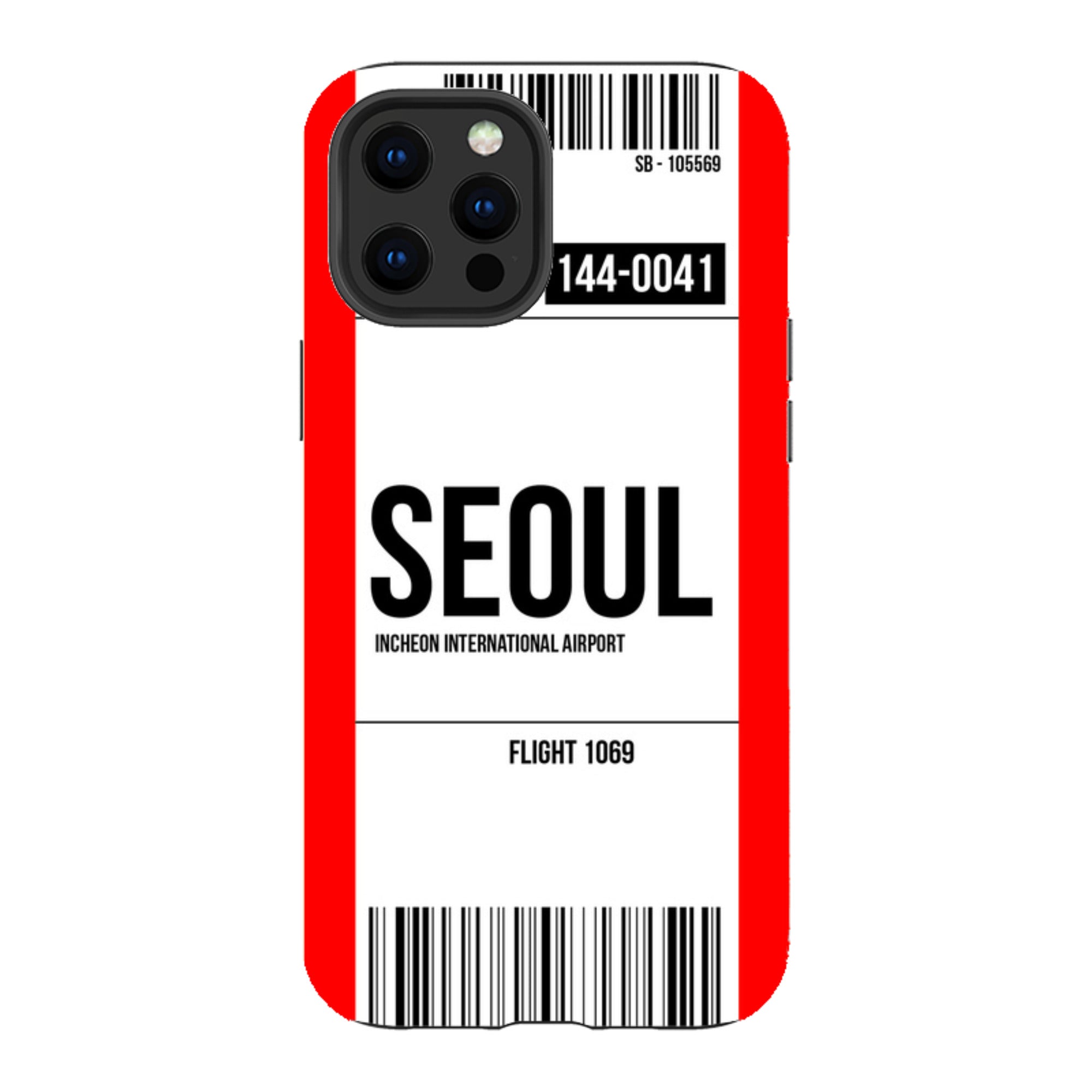 iPhone Tough Case - Seoul Red