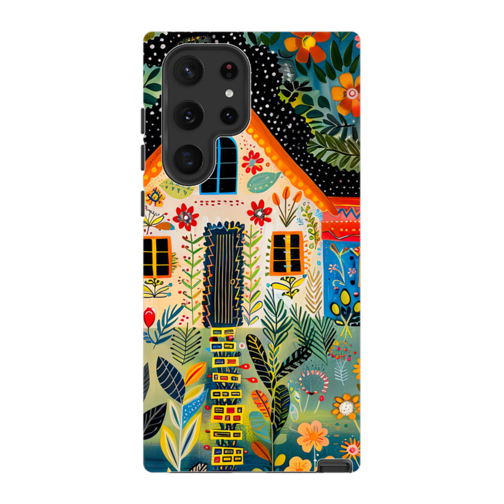 Samsung Tough Case - Folk Art House II