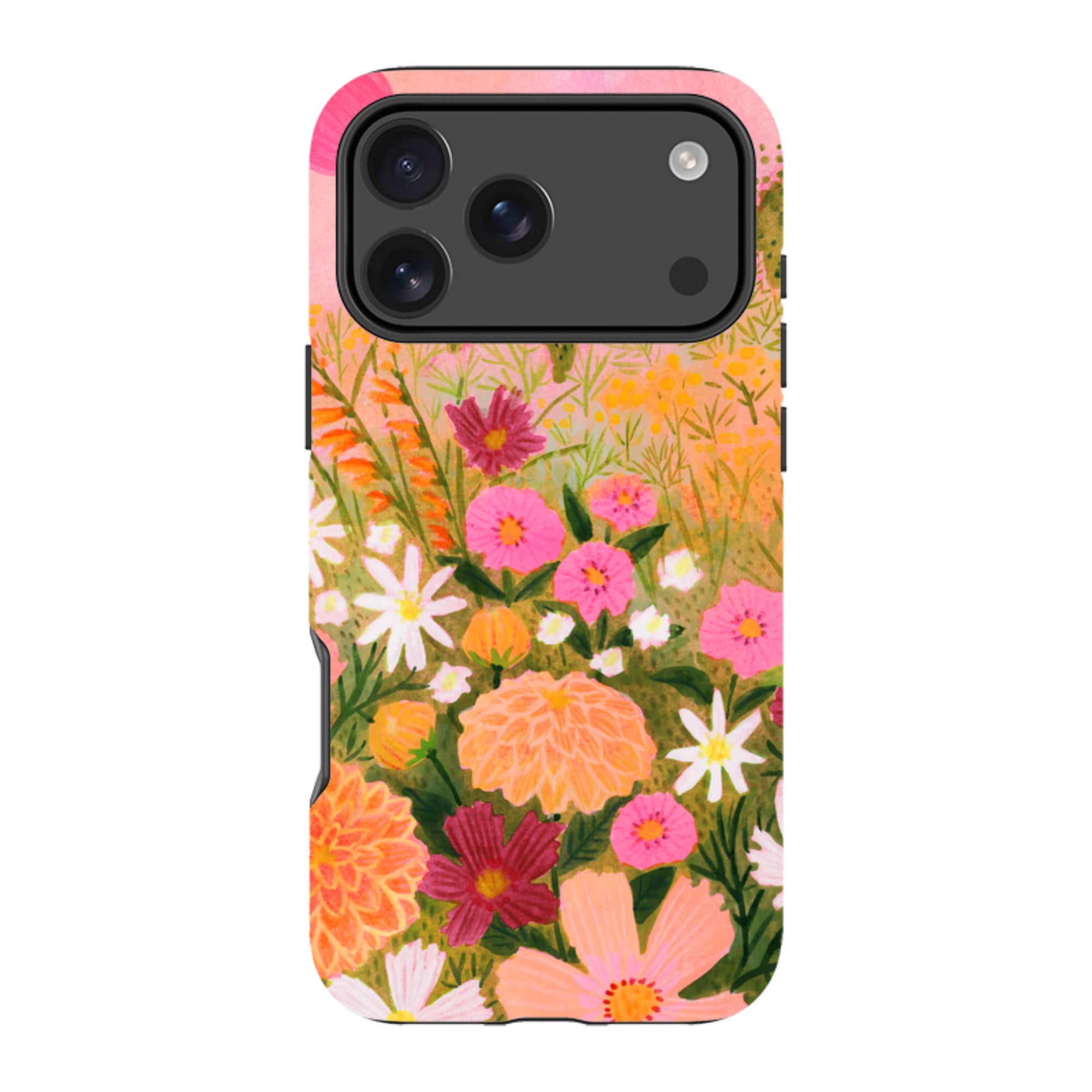 iPhone Tough Case - Flower Farm Sunset By Lee Foster Wilson