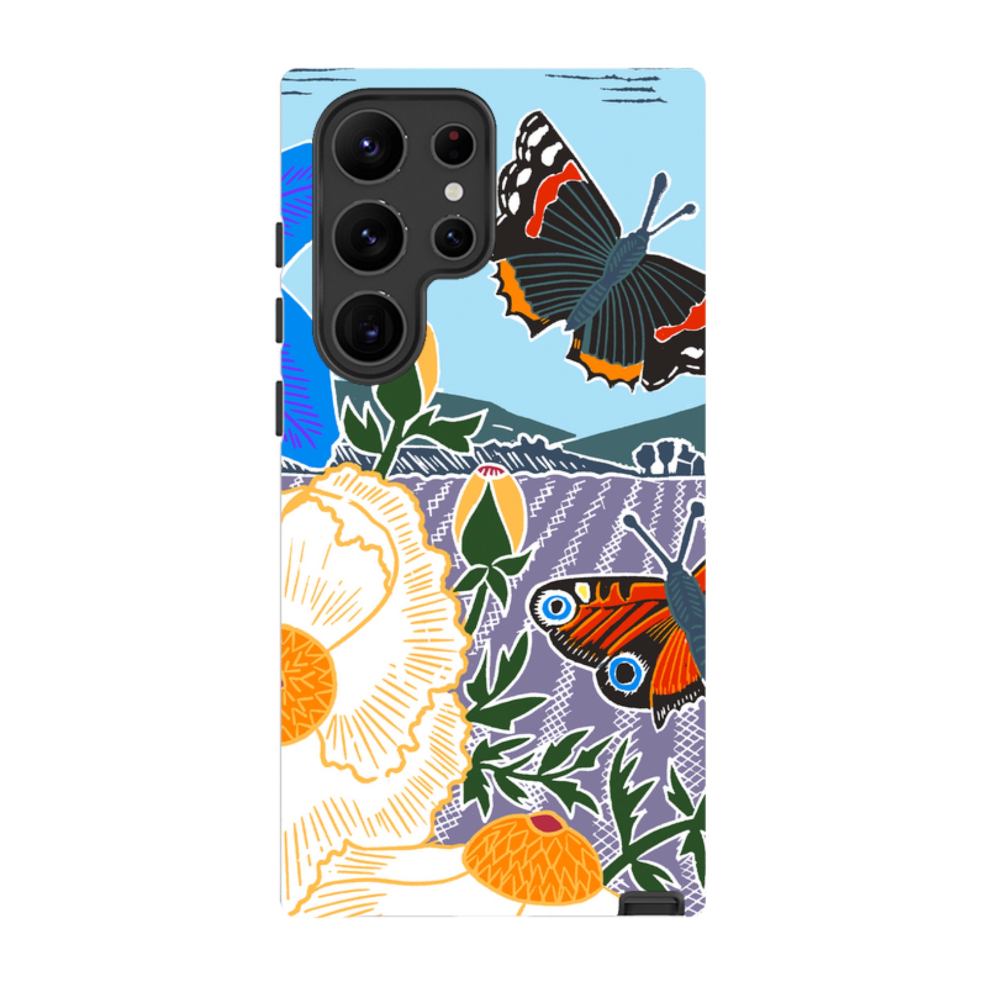 Samsung Tough Case - Bold Butterflies By Kate Heiss