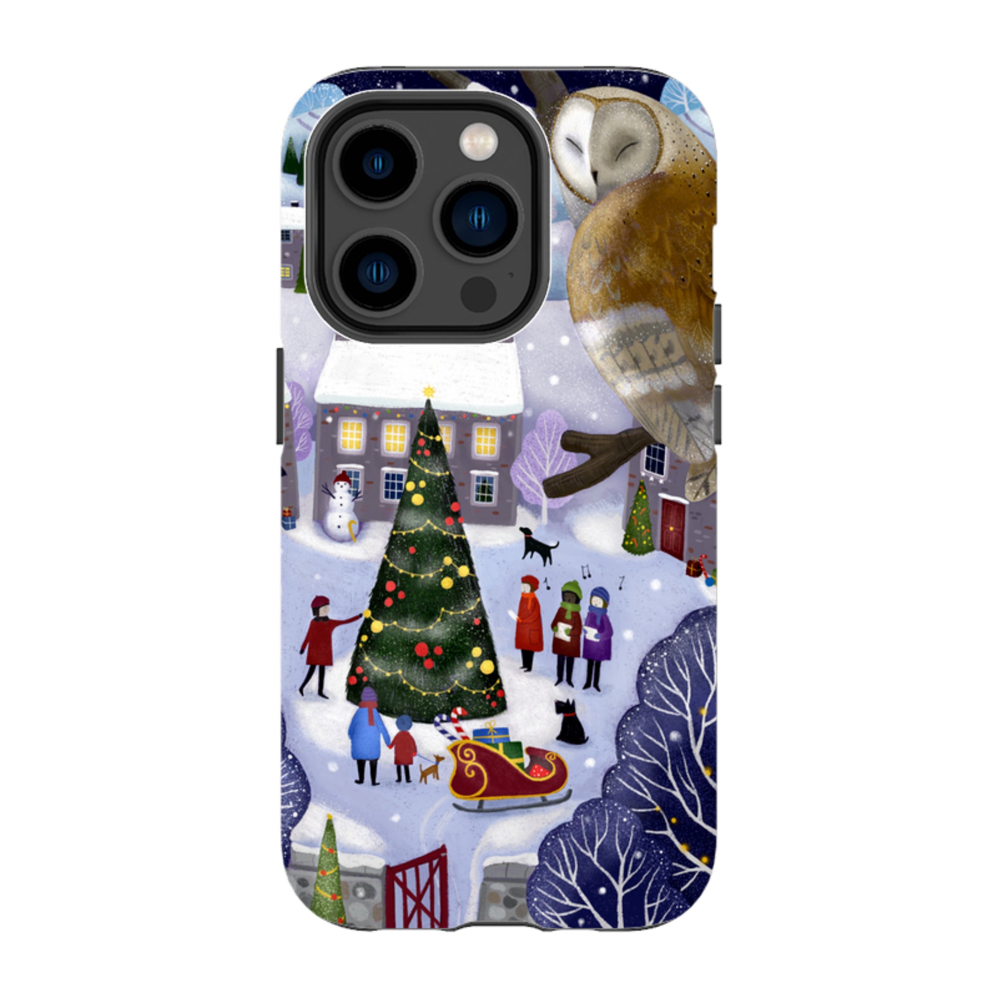 iPhone MagSafe Tough Case -  Advent Owl By Bex Parkin