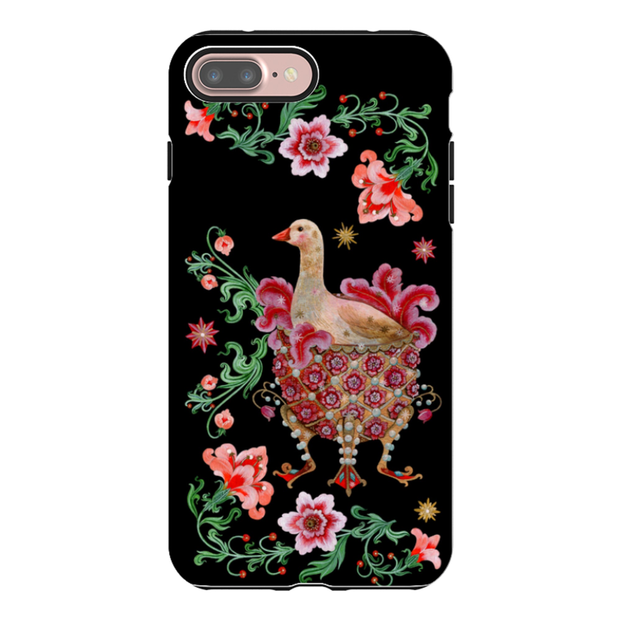 iPhone Tough  Case - Six Geese A Laying By Maria Matos