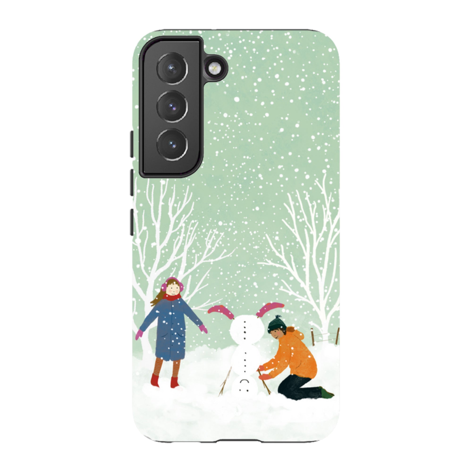 Samsung Tough Case - Snowball Building By Katherine Quinn