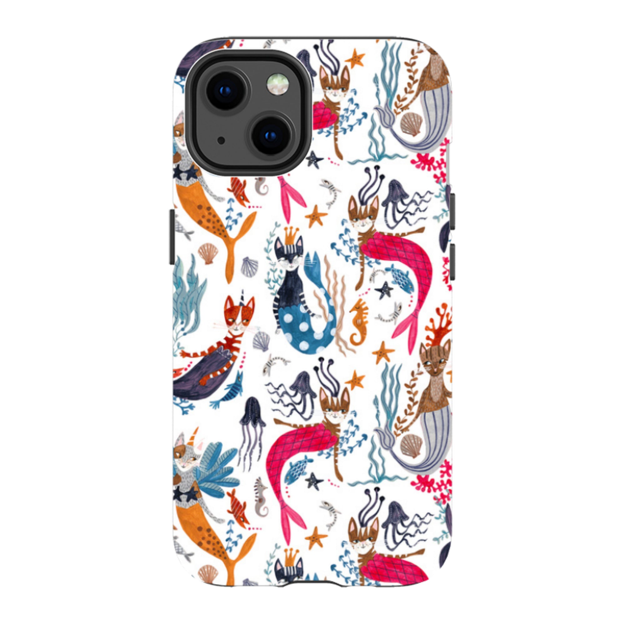 iPhone MagSafe Tough Case -  Cat-Fish By Caroline Bonne Muller
