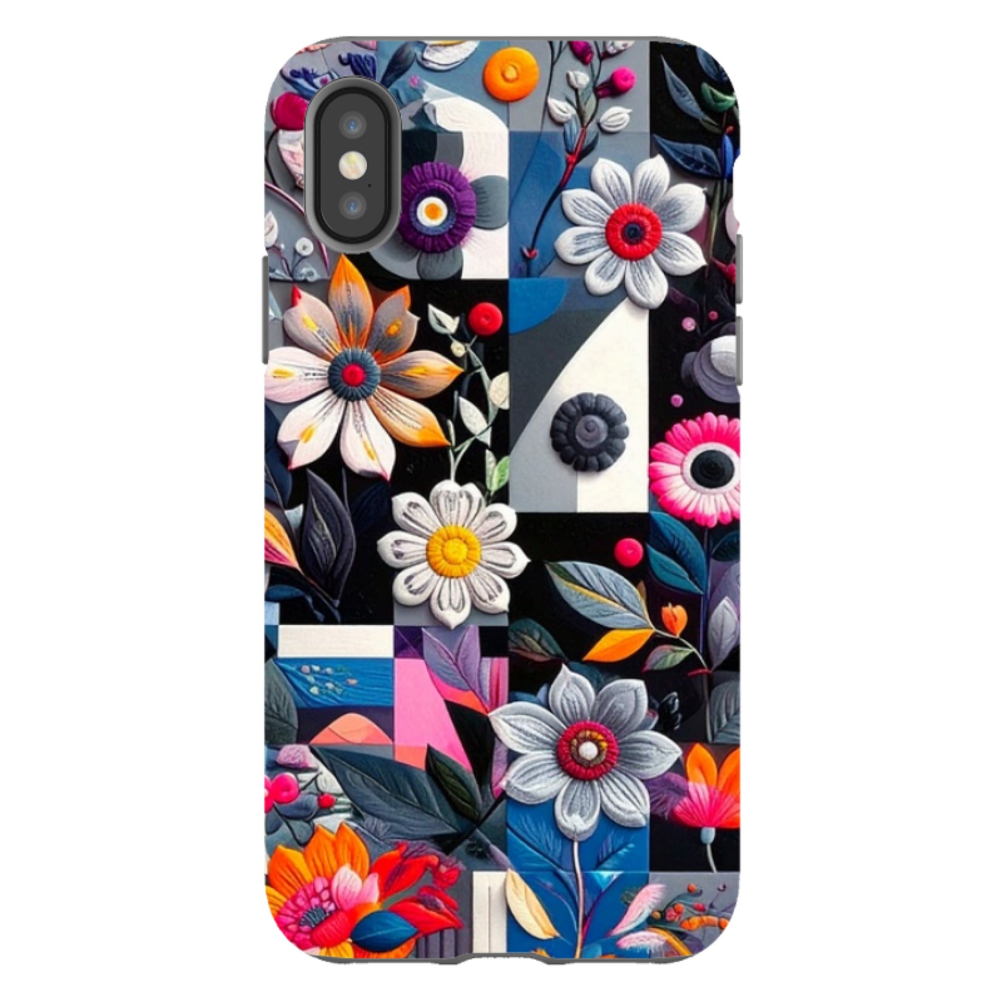iPhone Tough Case - Summer Petal Garden