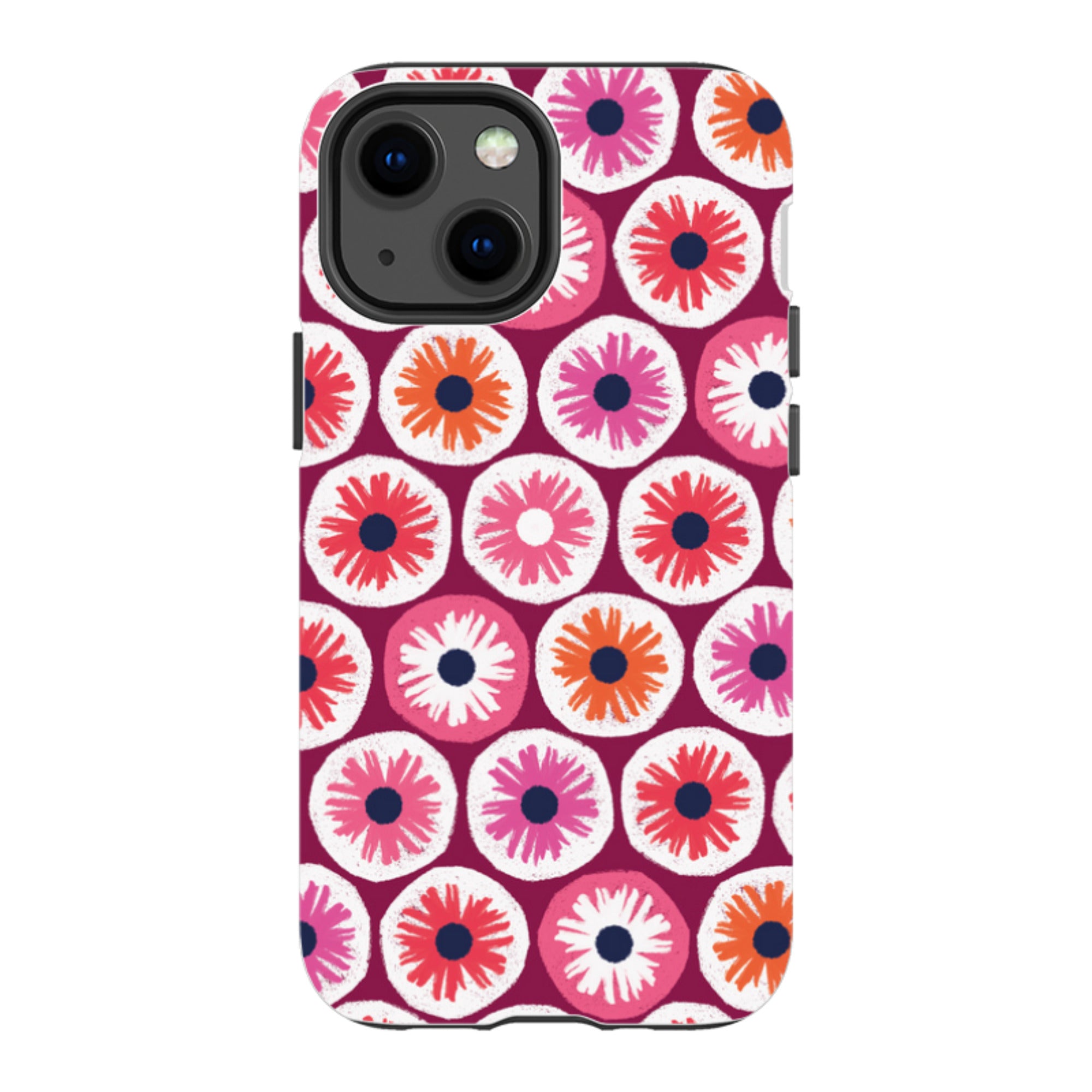 iPhone Tough Case - Penny Flowers Red By Ali Brookes
