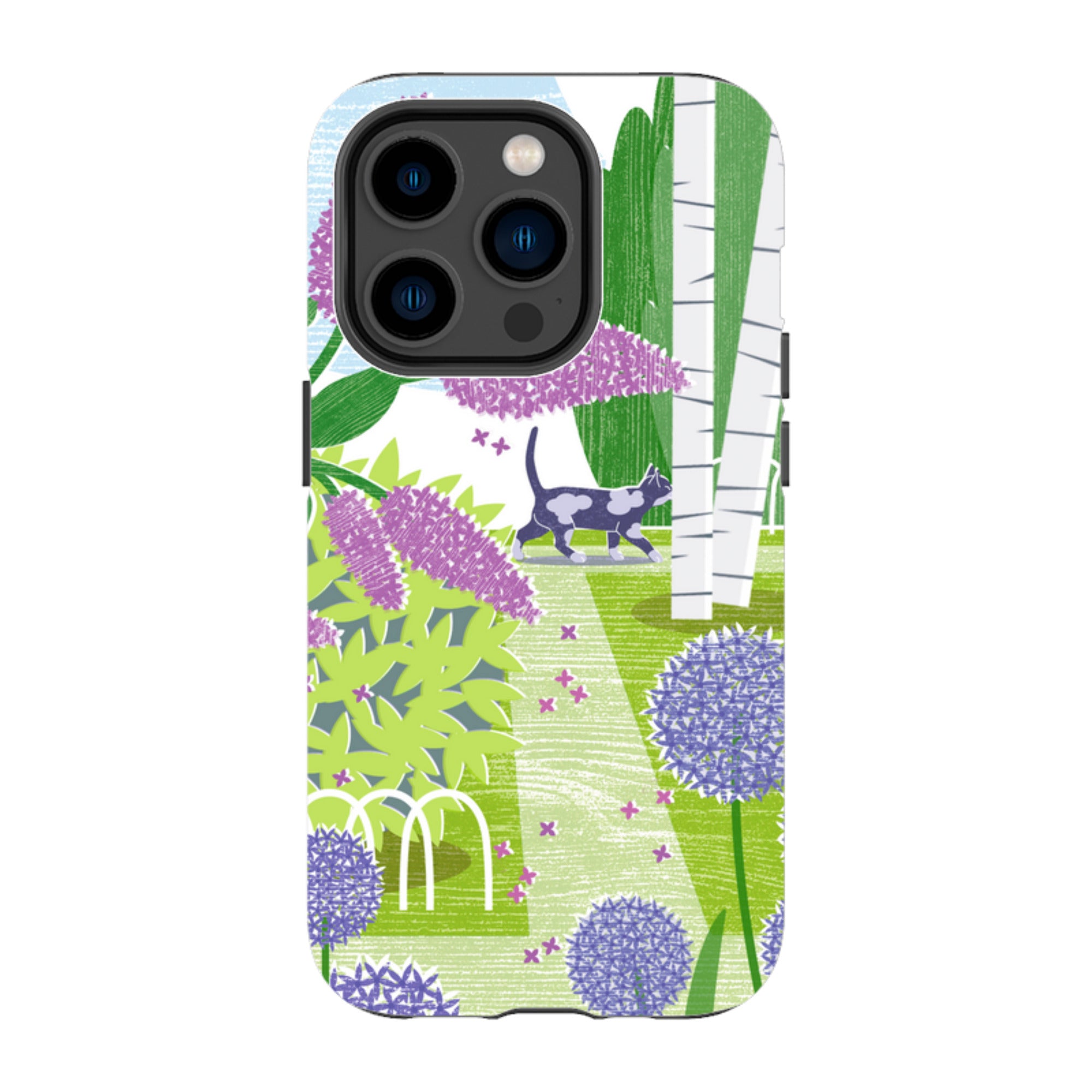 iPhone Tough Case - Lilac And Alliums By Liane Payne