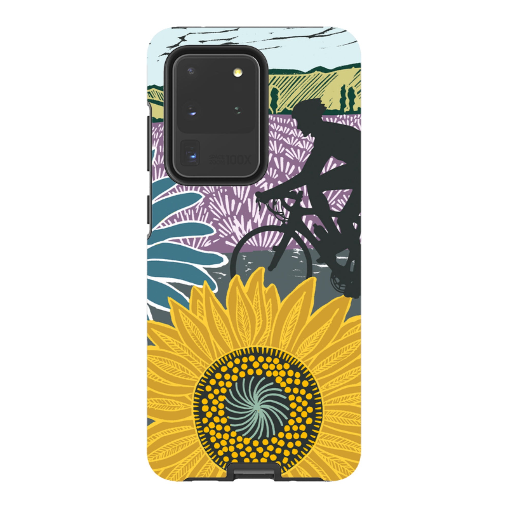 Samsung Tough Case - Bike and Sunflowers By Kate Heiss
