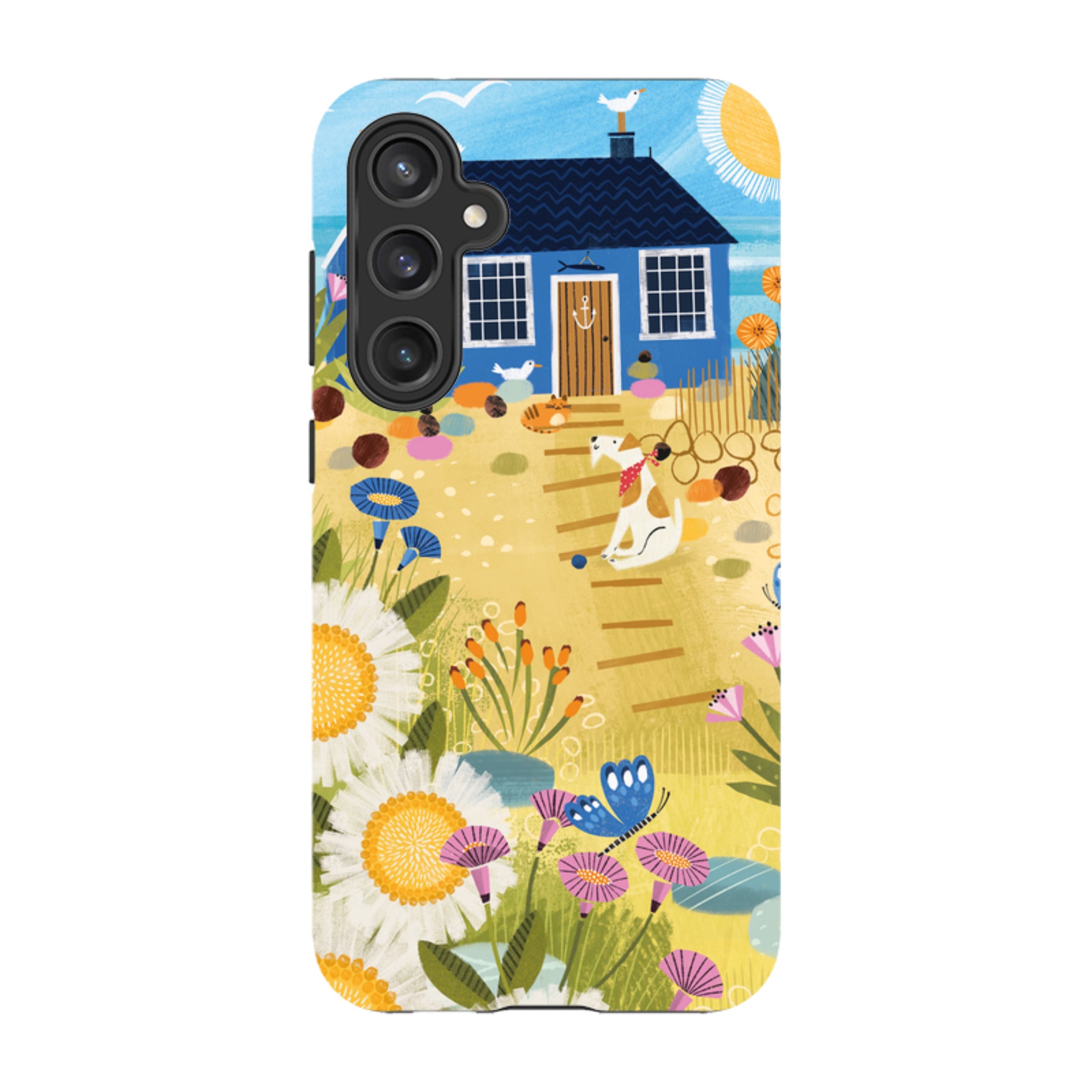 Samsung Tough  Case - Beach House By Ali Brookes