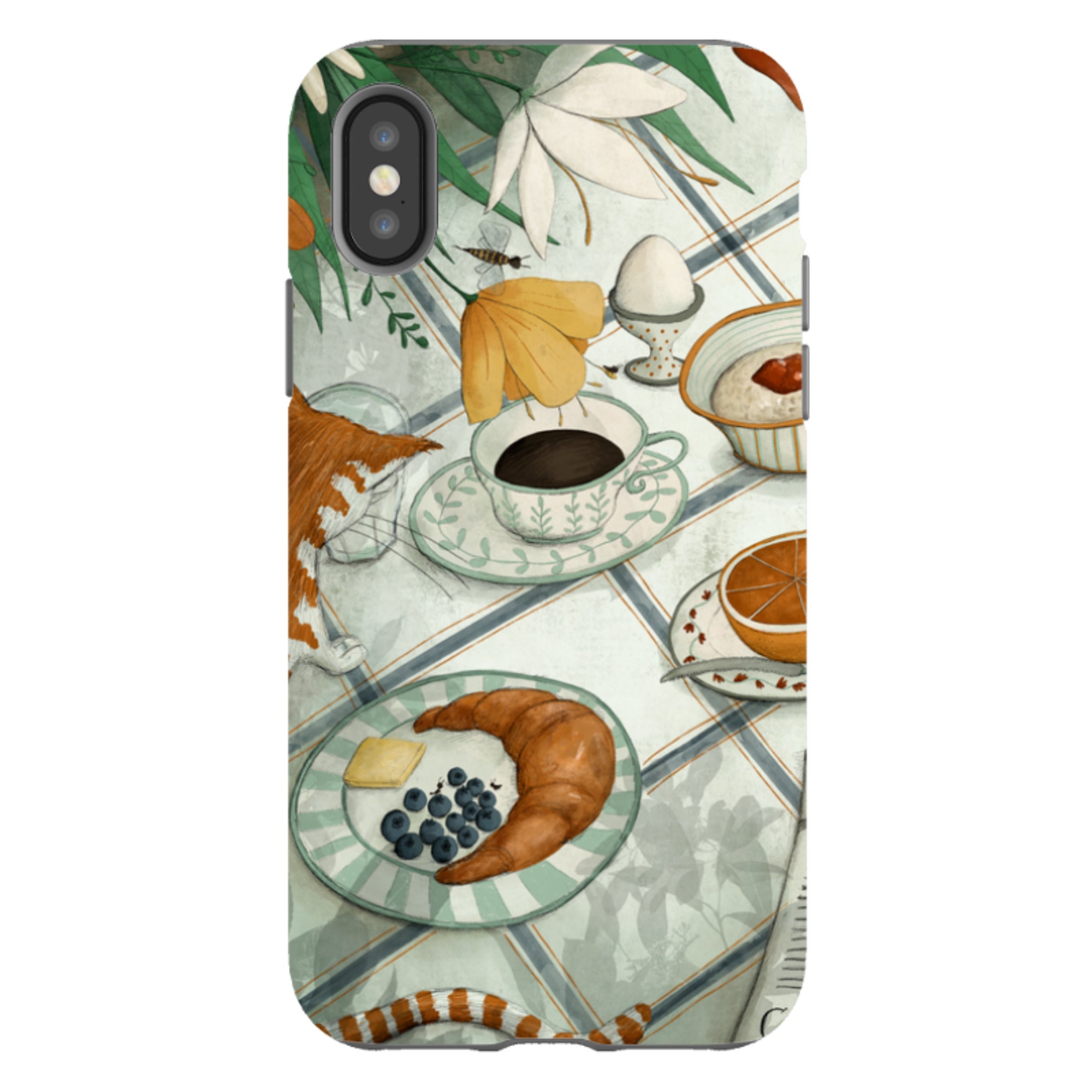 iPhone Tough Case - Hungry Friends By Maja Lindberg