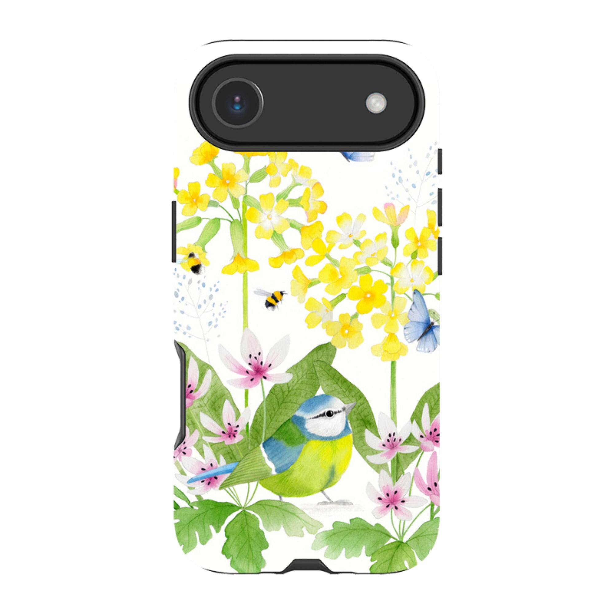 iPhone Tough Case - Blue Tit Garden By Bex Parkin
