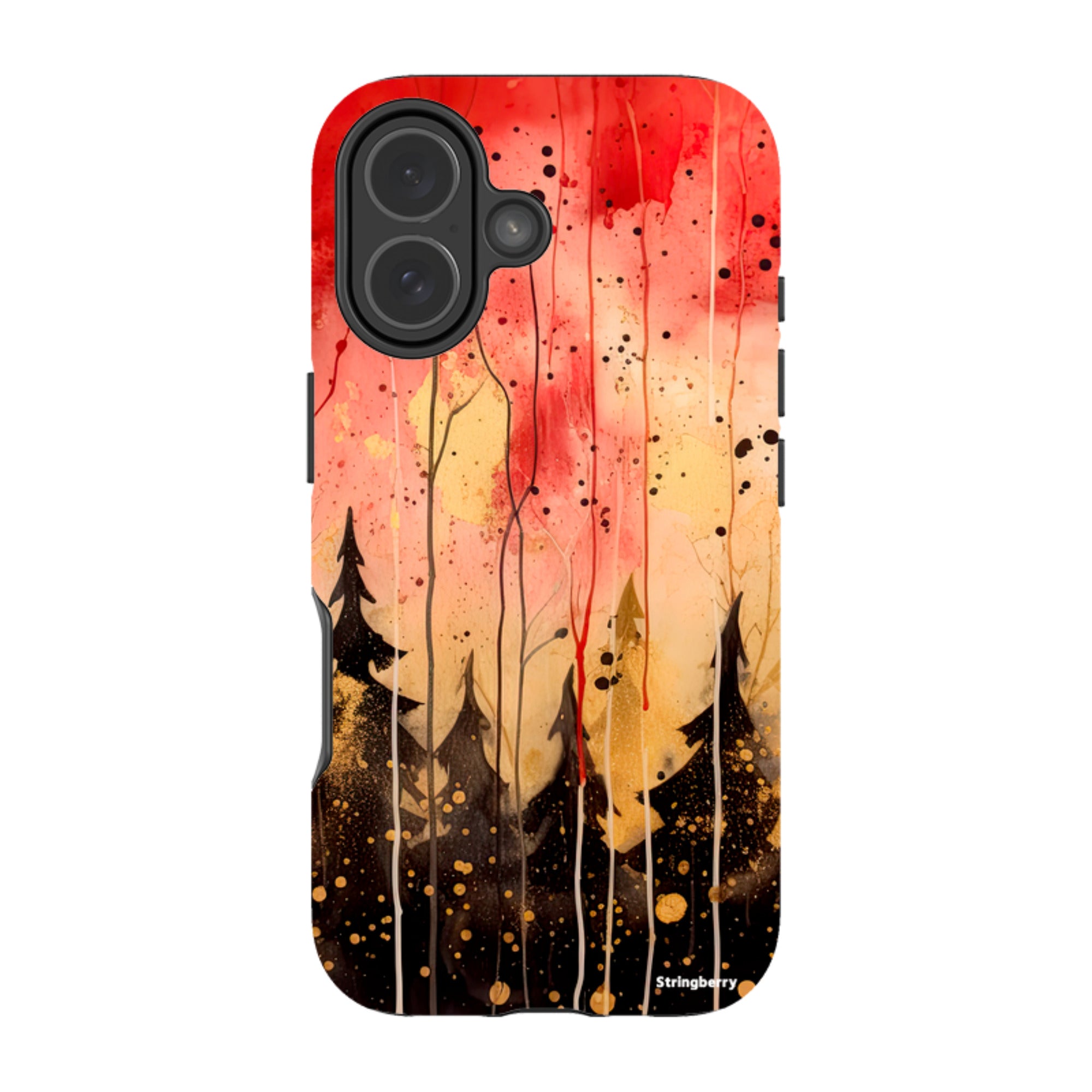 iPhone Tough Case - Watercolour Winter Forest