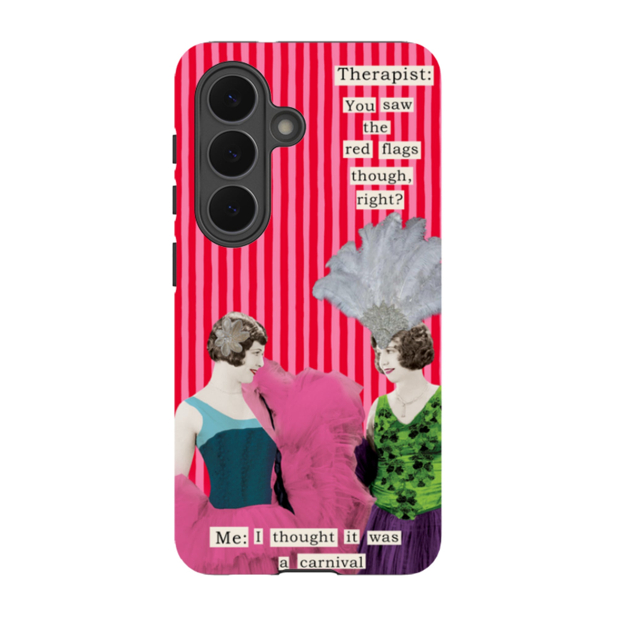 Samsung Tough Case - Therapist Red Flag By Clare Jordan