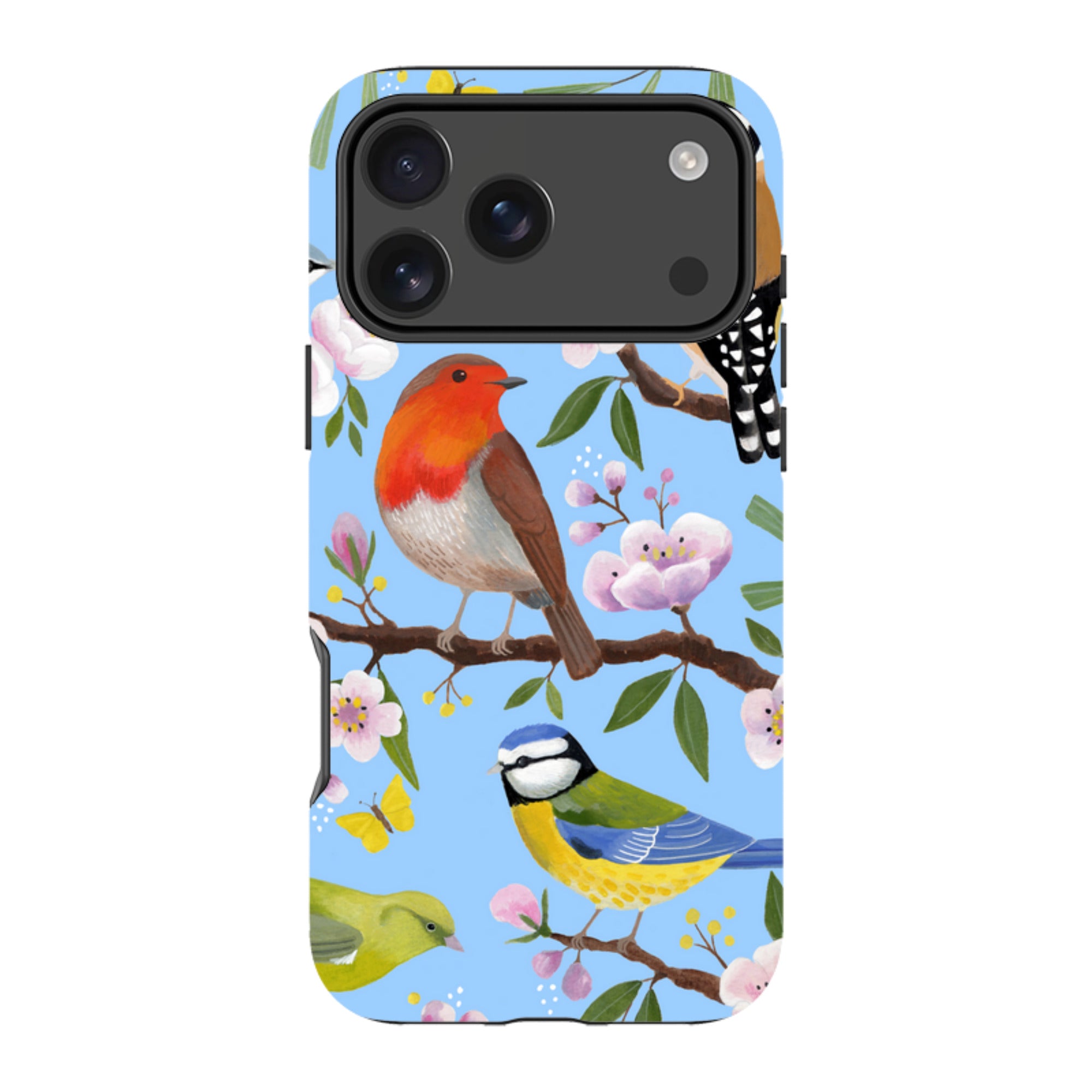 iPhone Tough Case - Garden Birds By Bex Parkin